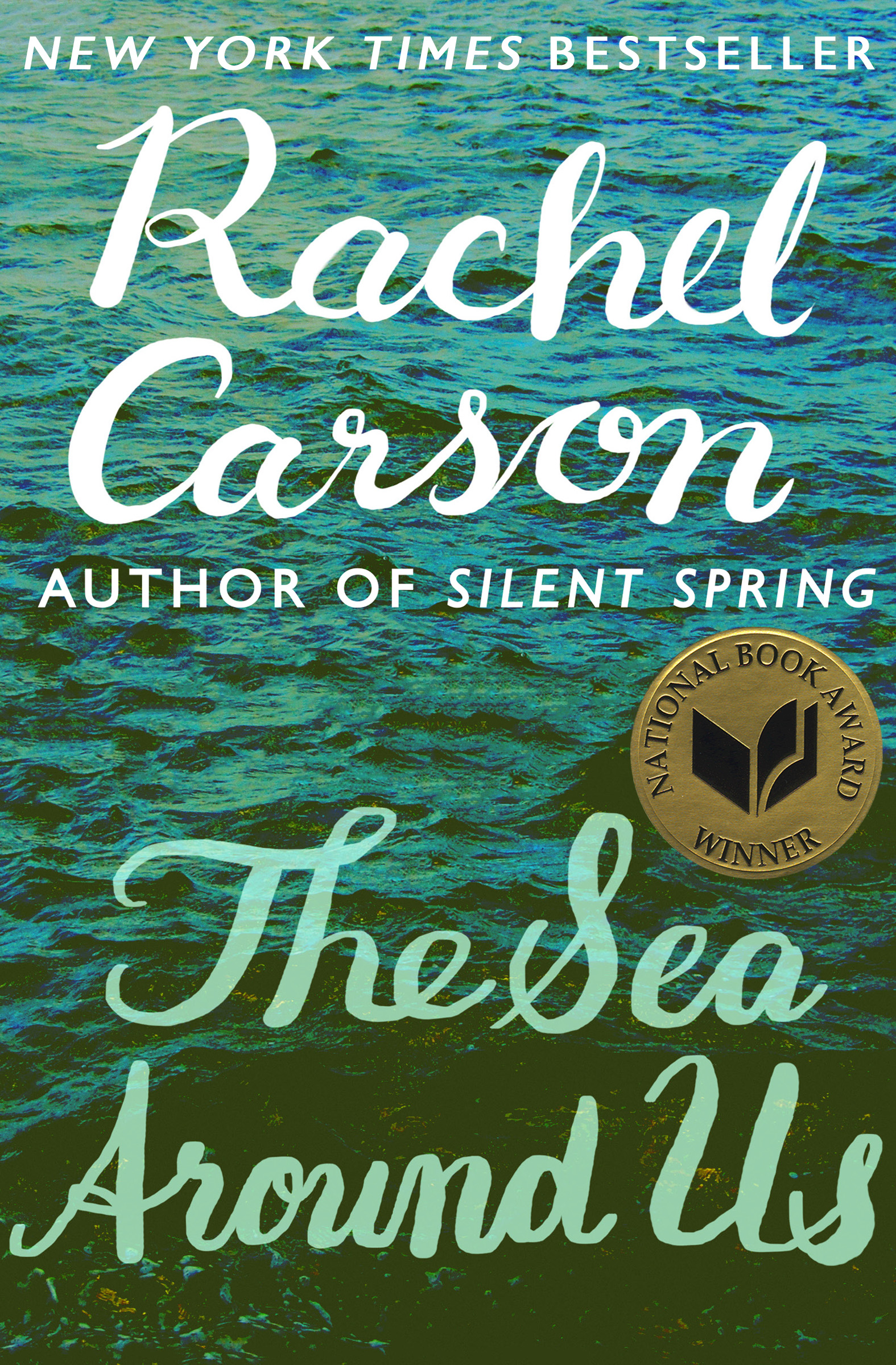 This image is the cover for the book Sea Around Us