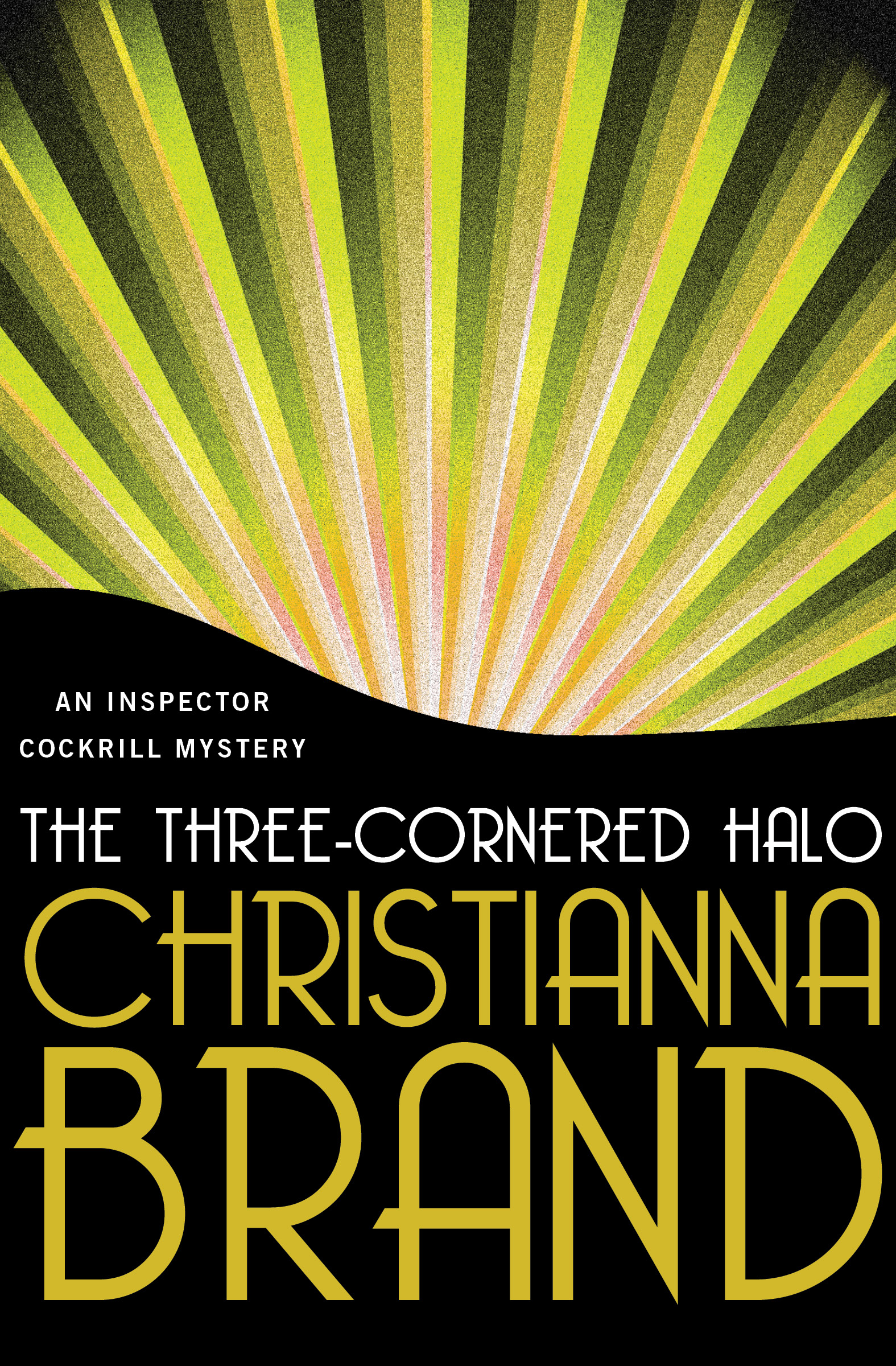 This image is the cover for the book Three-Cornered Halo, The Inspector Cockrill Mysteries