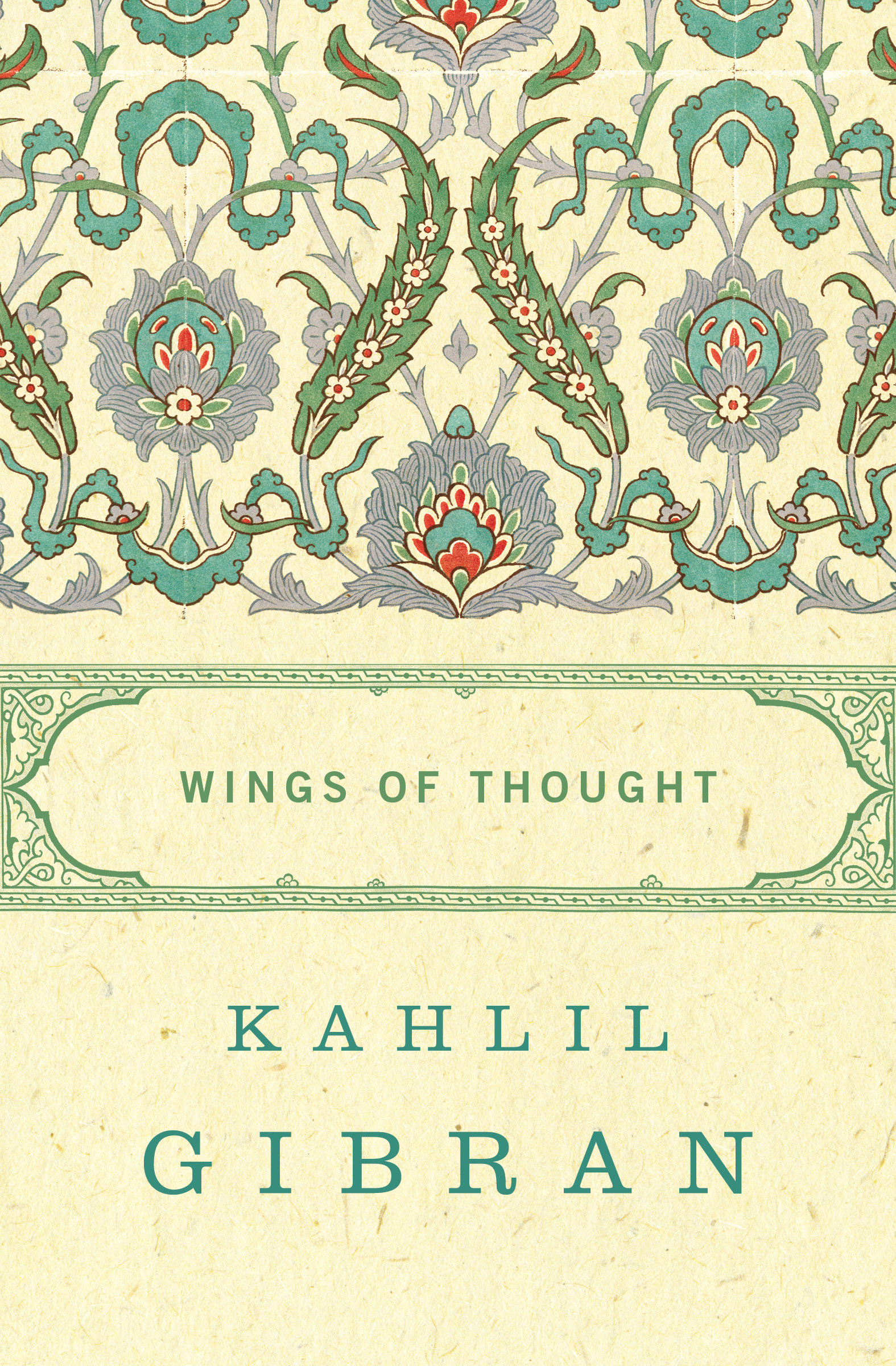This image is the cover for the book Wings of Thought