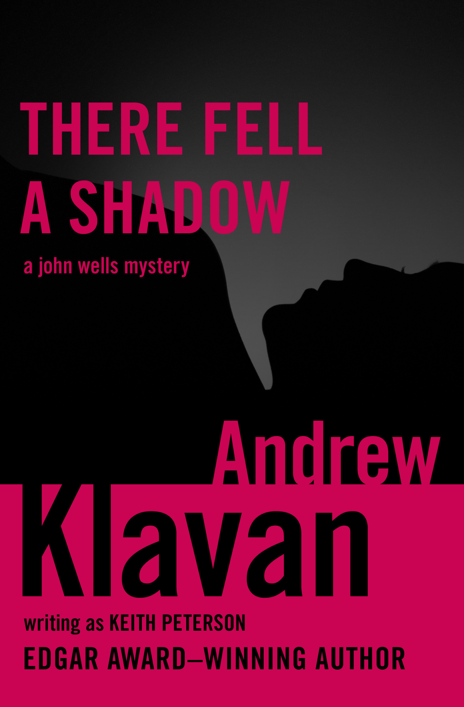 This image is the cover for the book There Fell a Shadow, The John Wells Mysteries