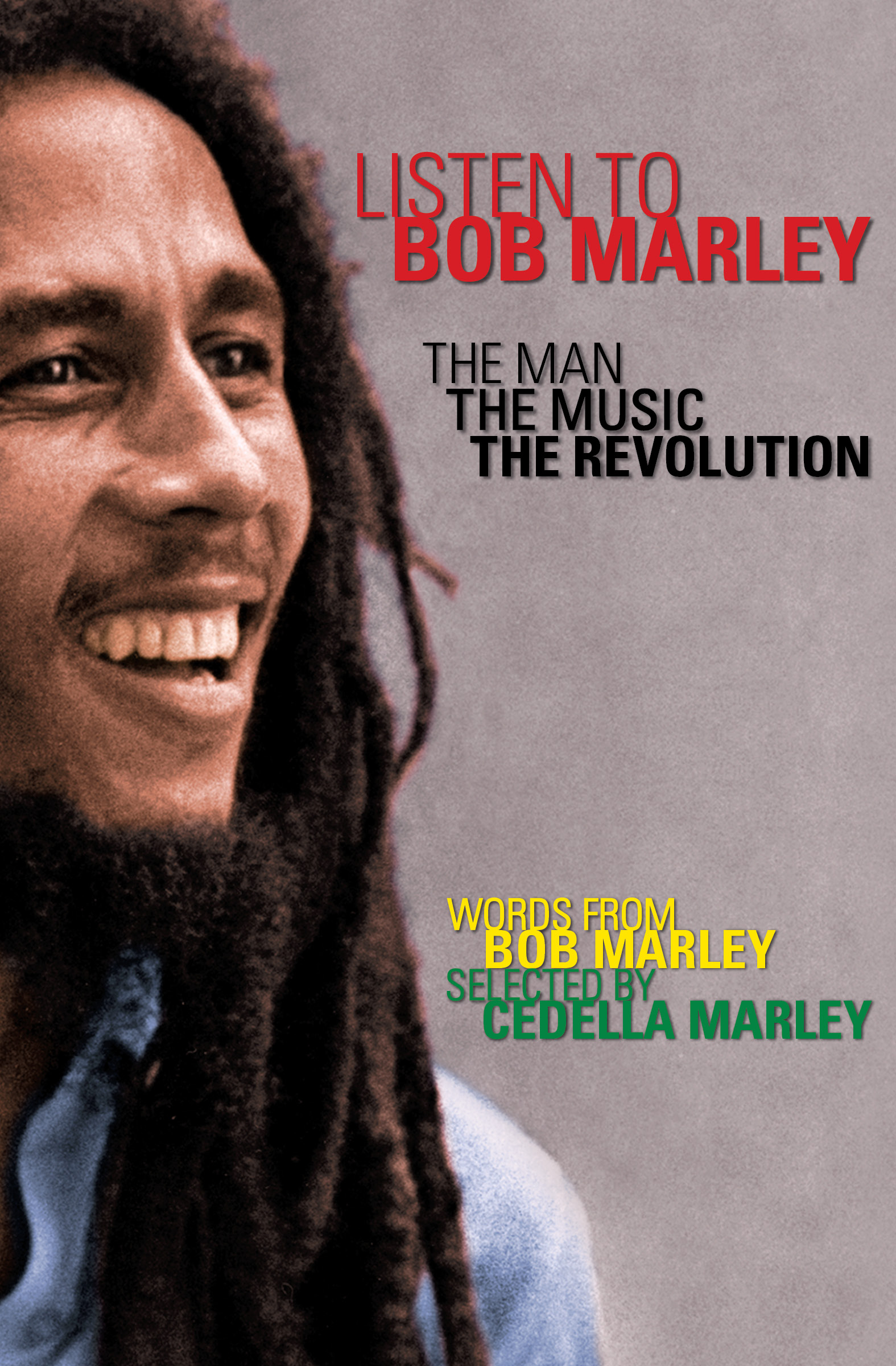 This image is the cover for the book Listen to Bob Marley