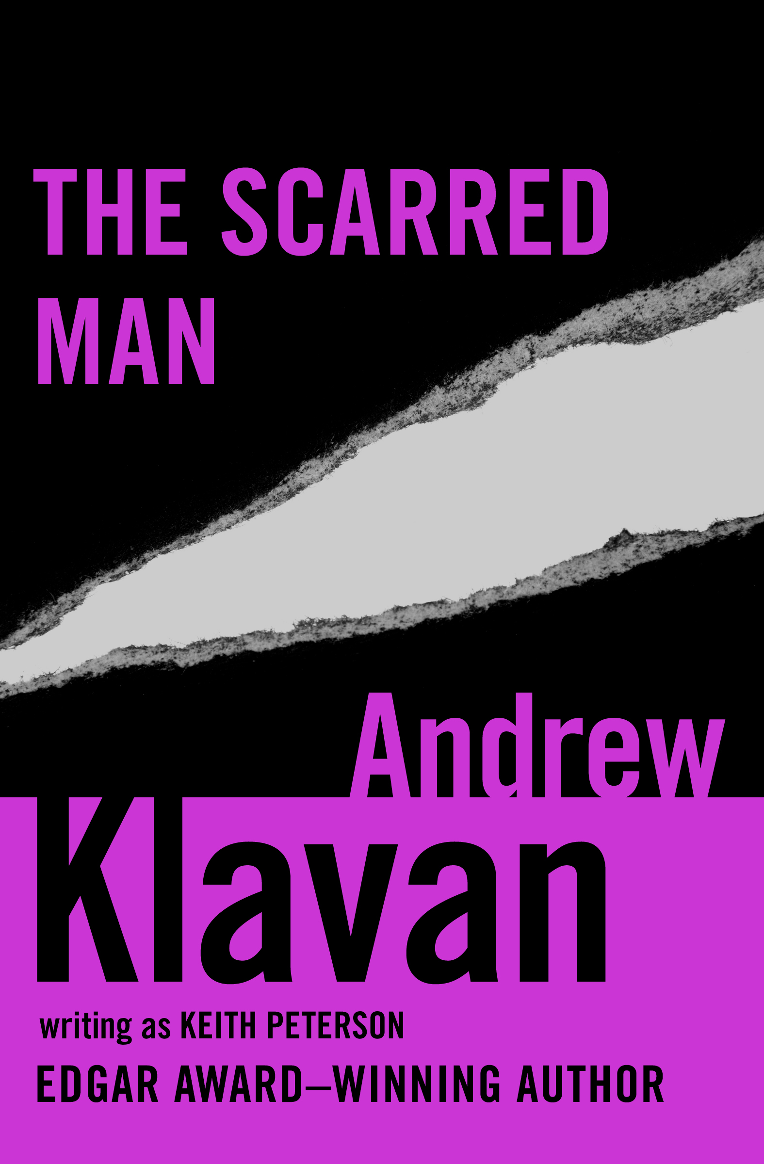 This image is the cover for the book Scarred Man