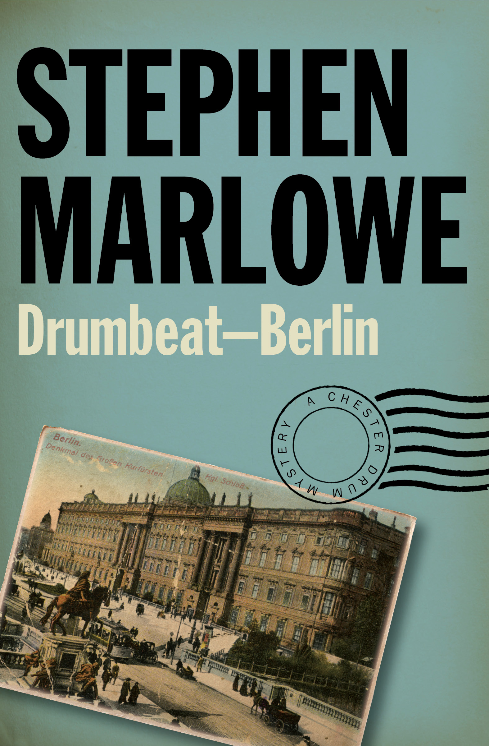 This image is the cover for the book Drumbeat – Berlin, The Chester Drum Mysteries