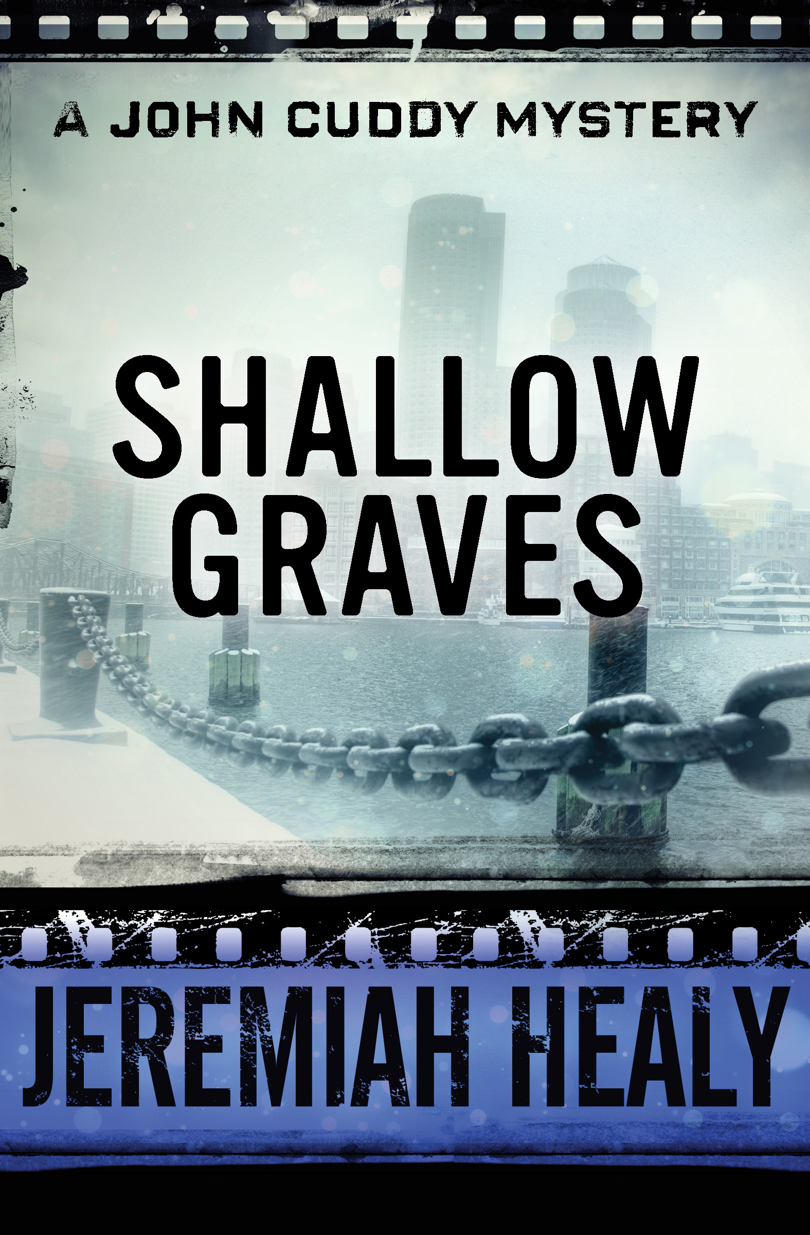This image is the cover for the book Shallow Graves, The John Cuddy Mysteries