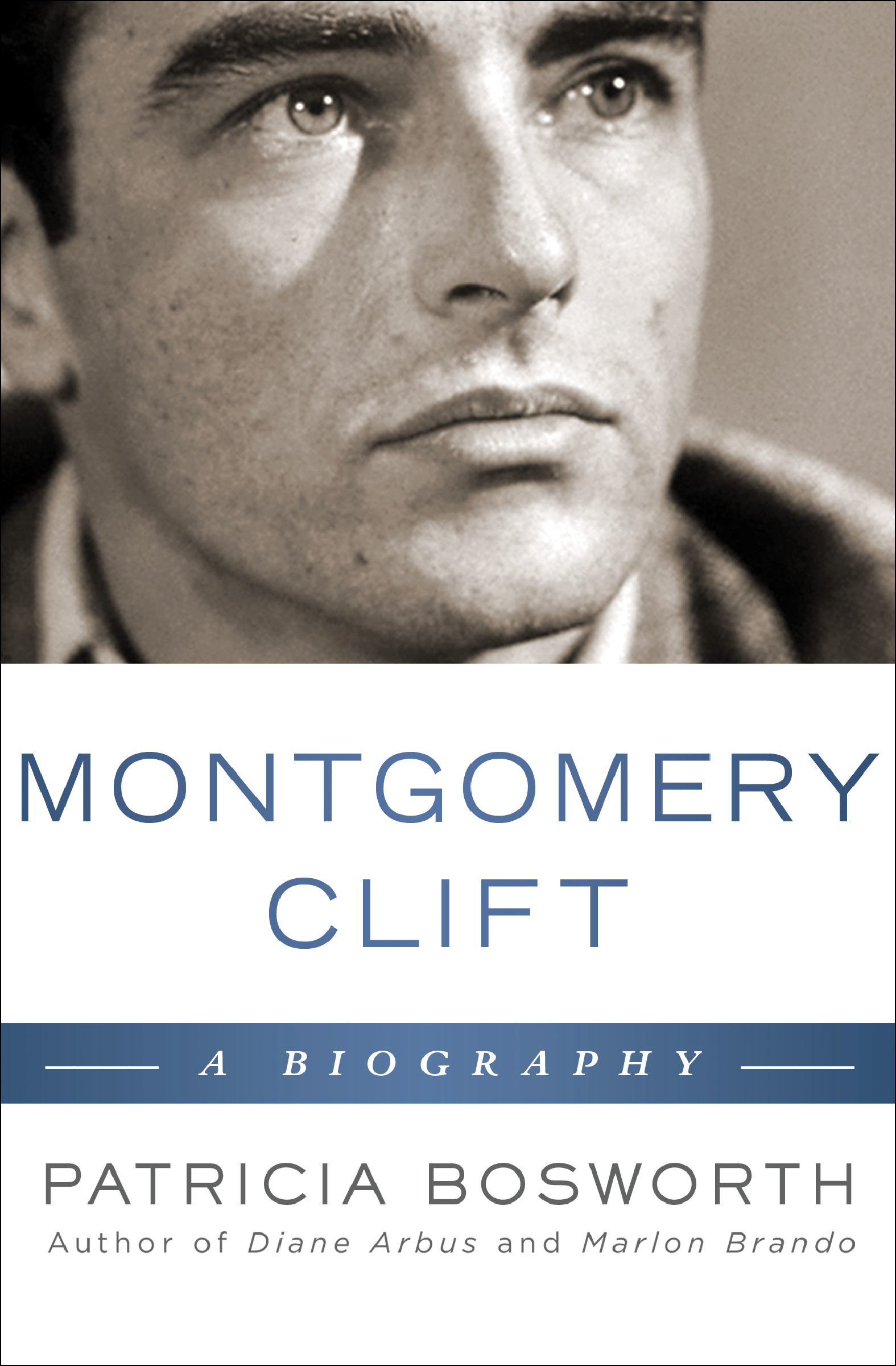 This image is the cover for the book Montgomery Clift