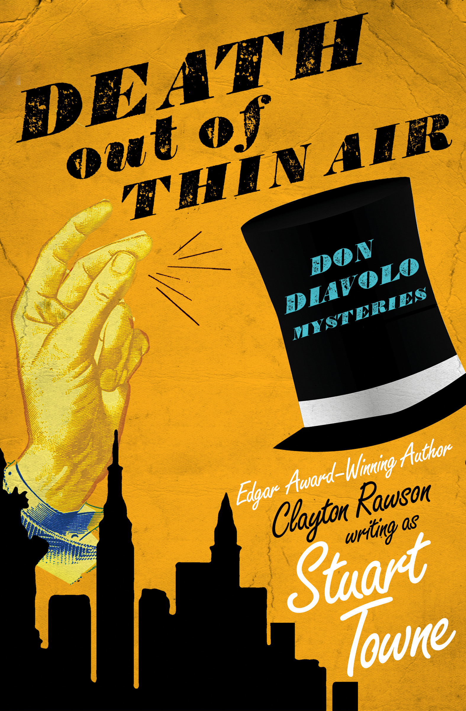 This image is the cover for the book Death out of Thin Air, The Don Diavolo Mysteries