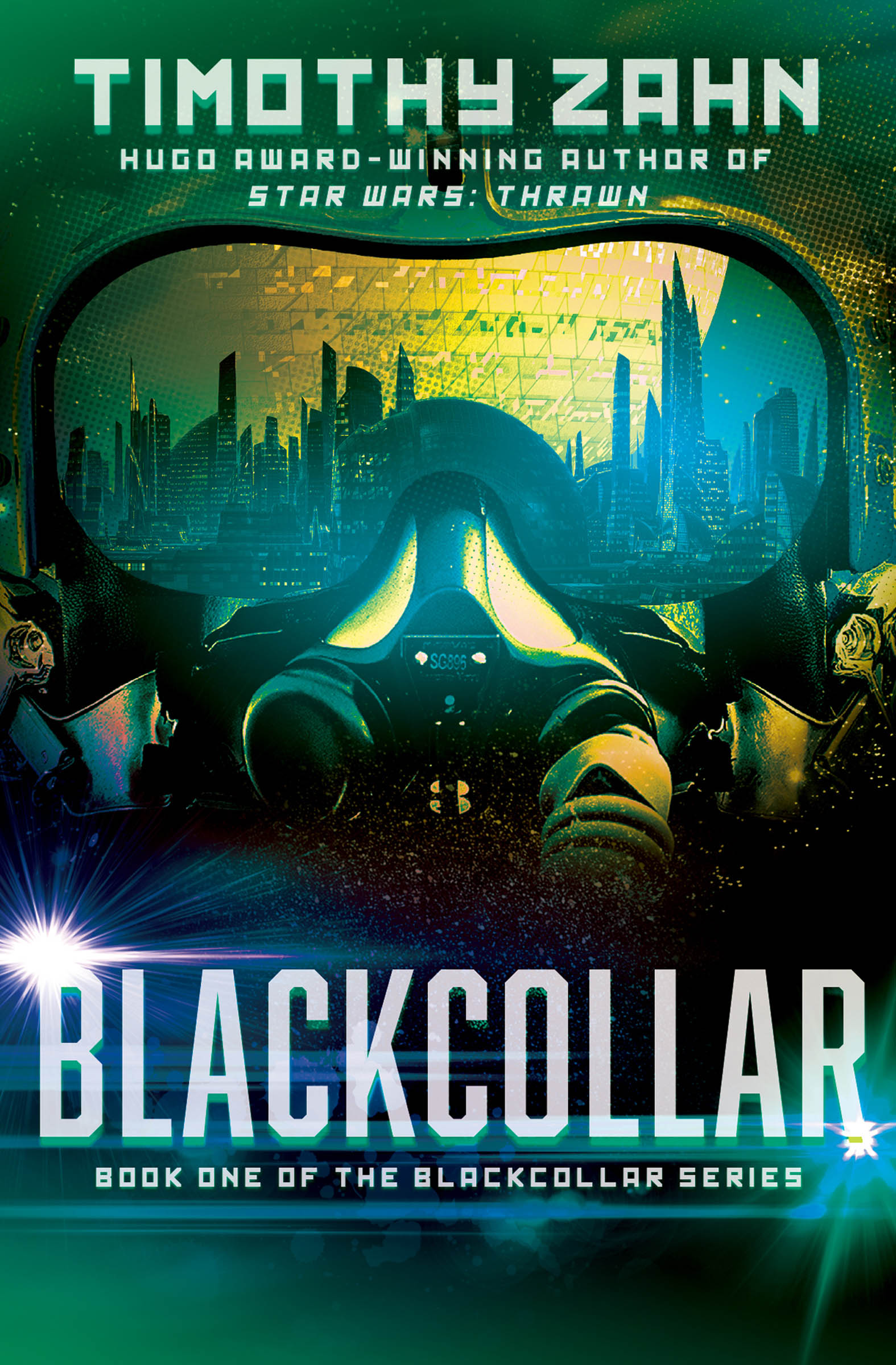 This image is the cover for the book Blackcollar, The Blackcollar Series
