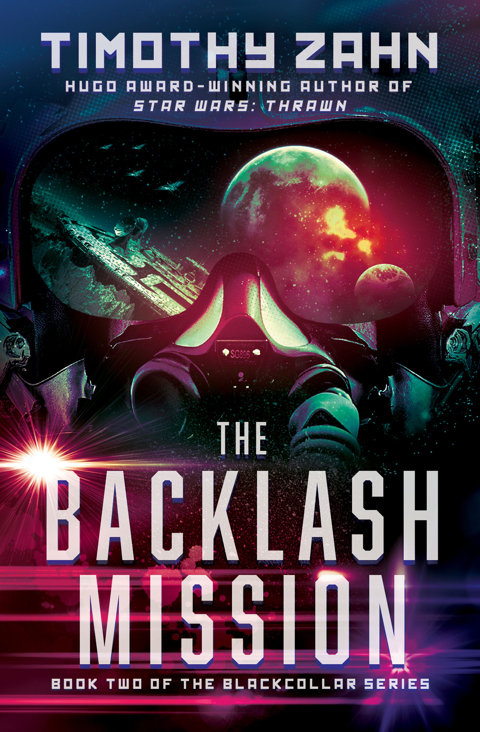 This image is the cover for the book Backlash Mission, The Blackcollar Series