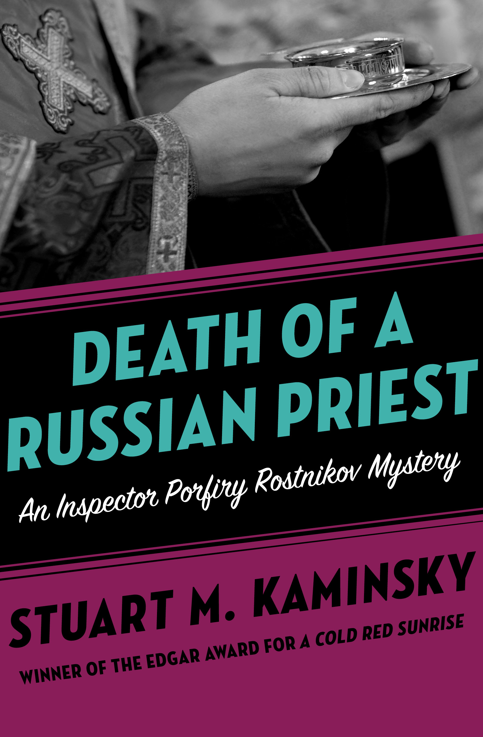 This image is the cover for the book Death of a Russian Priest, Inspector Porfiry Rostnikov Mysteries