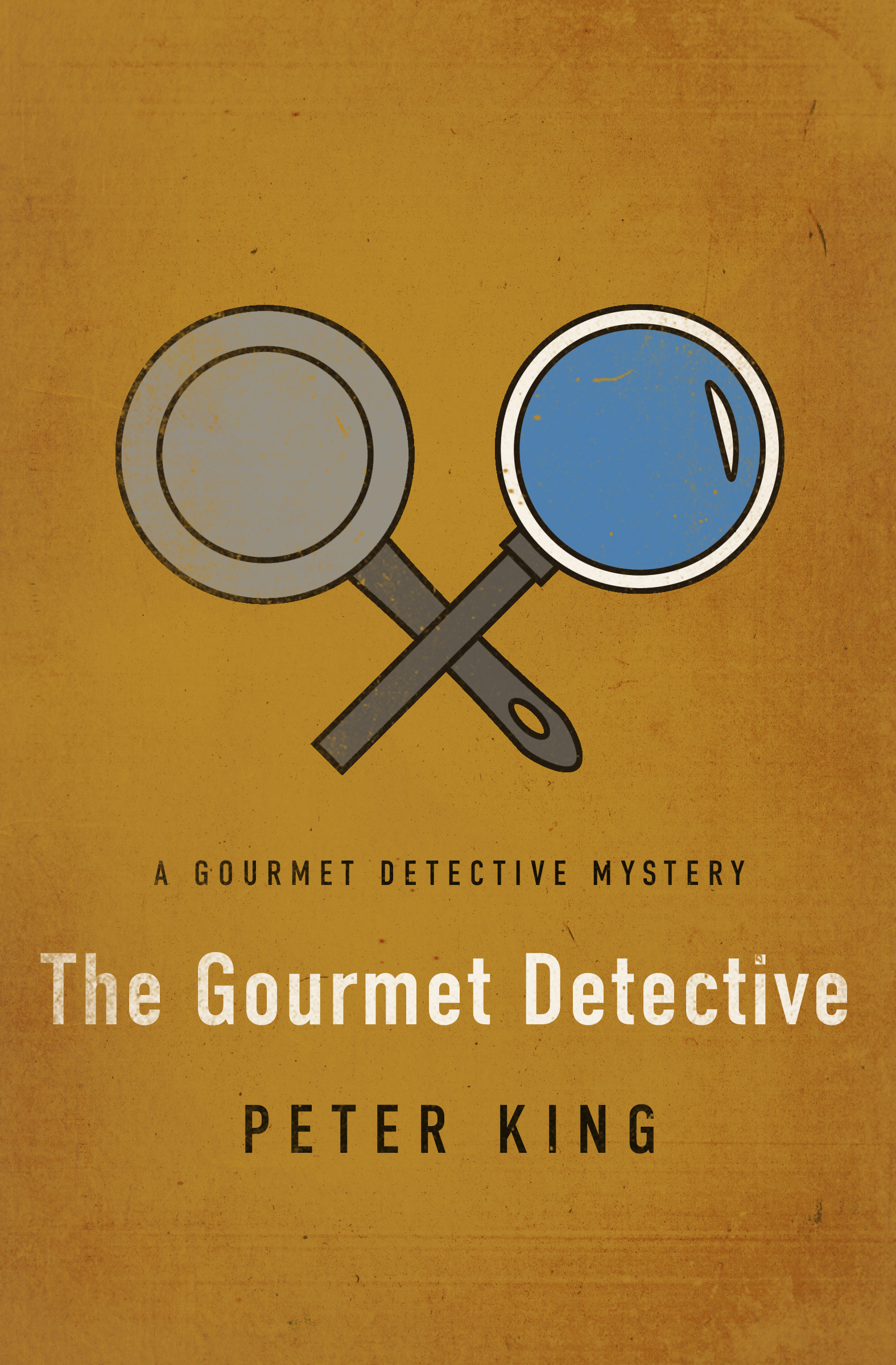 This image is the cover for the book Gourmet Detective, The Gourmet Detective Mysteries