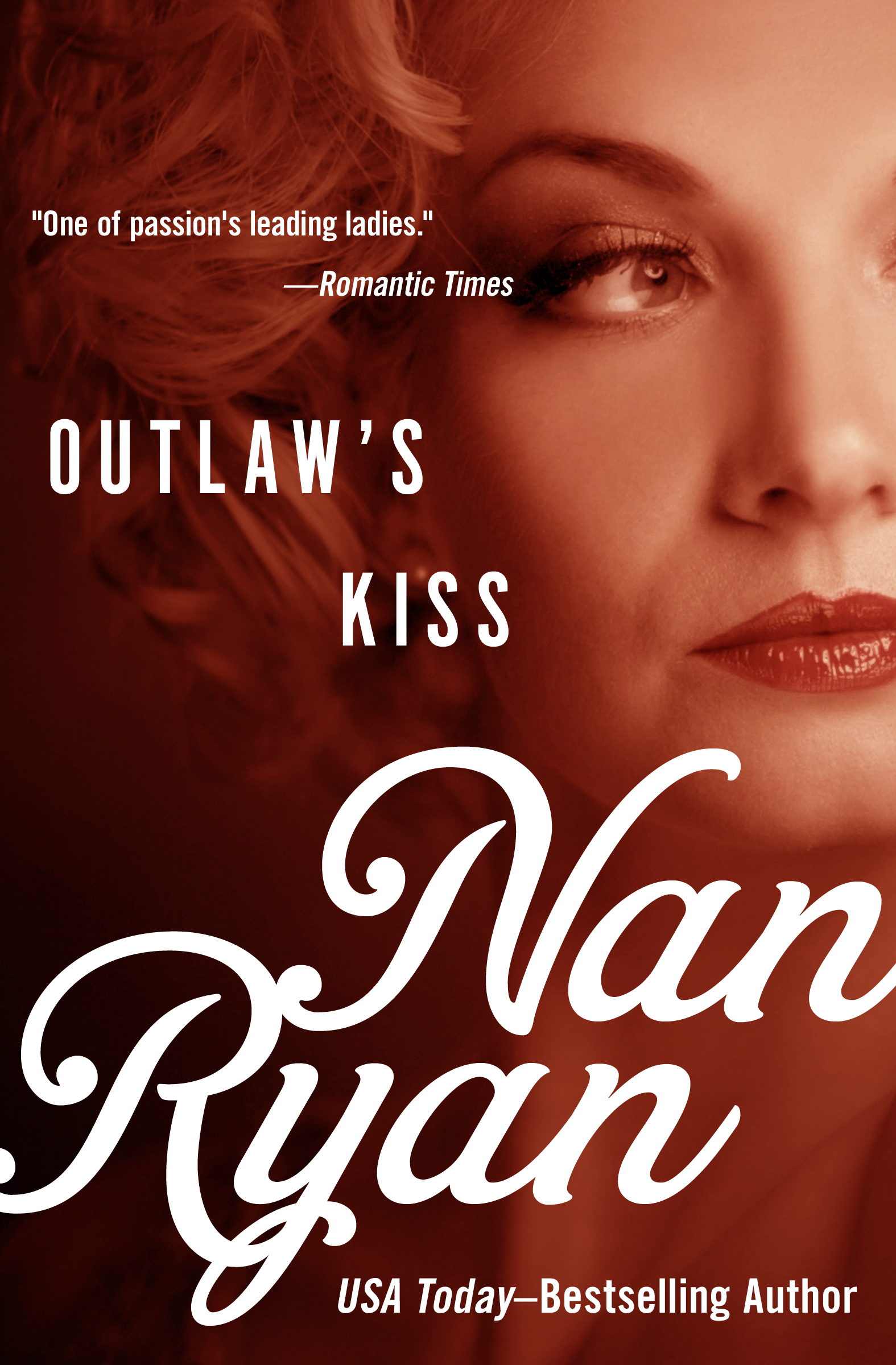 This image is the cover for the book Outlaw's Kiss