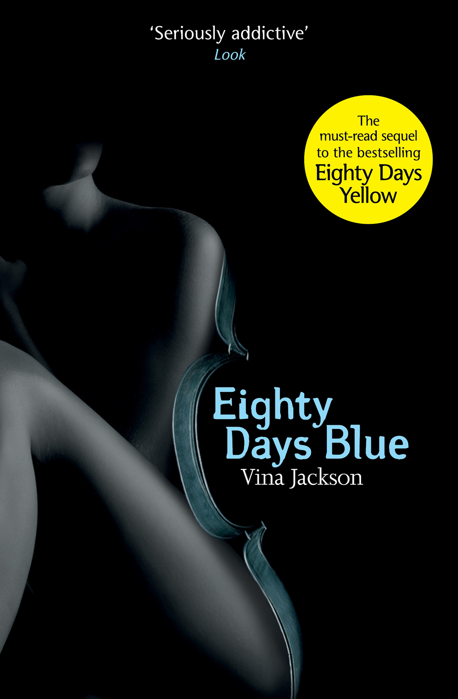 This image is the cover for the book Eighty Days Blue, The Eighty Days Series