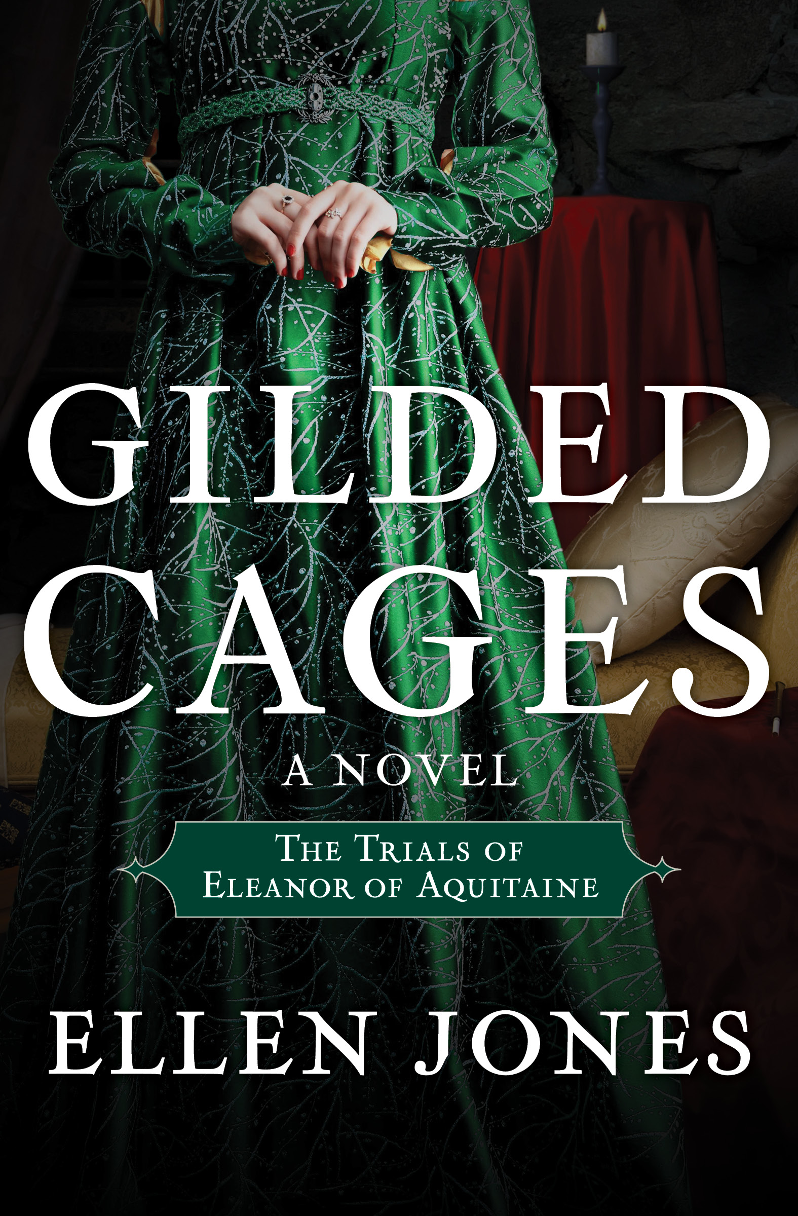 This image is the cover for the book Gilded Cages, The Queens of Love and War