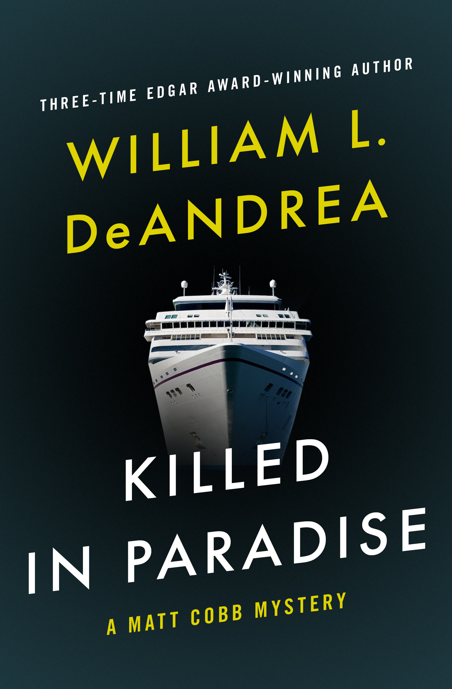 This image is the cover for the book Killed in Paradise, The Matt Cobb Mysteries