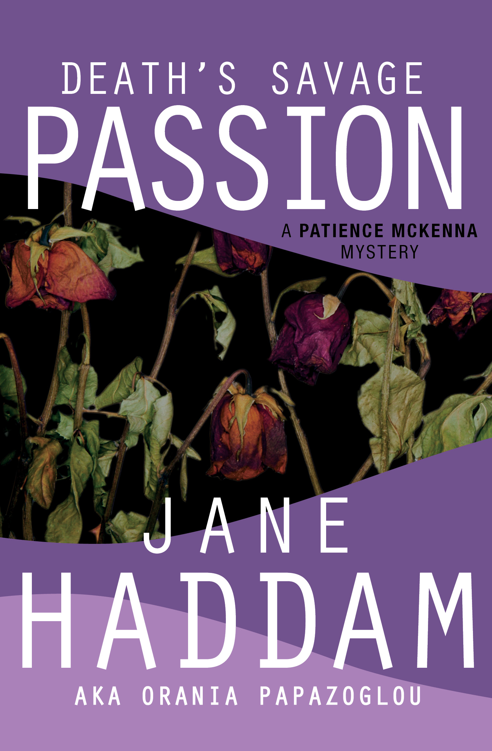 This image is the cover for the book Death's Savage Passion, The Patience McKenna Mysteries
