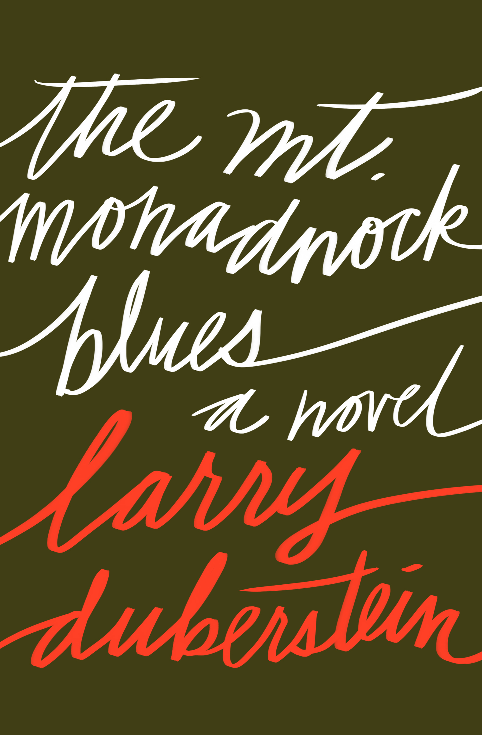 This image is the cover for the book Mt. Monadnock Blues
