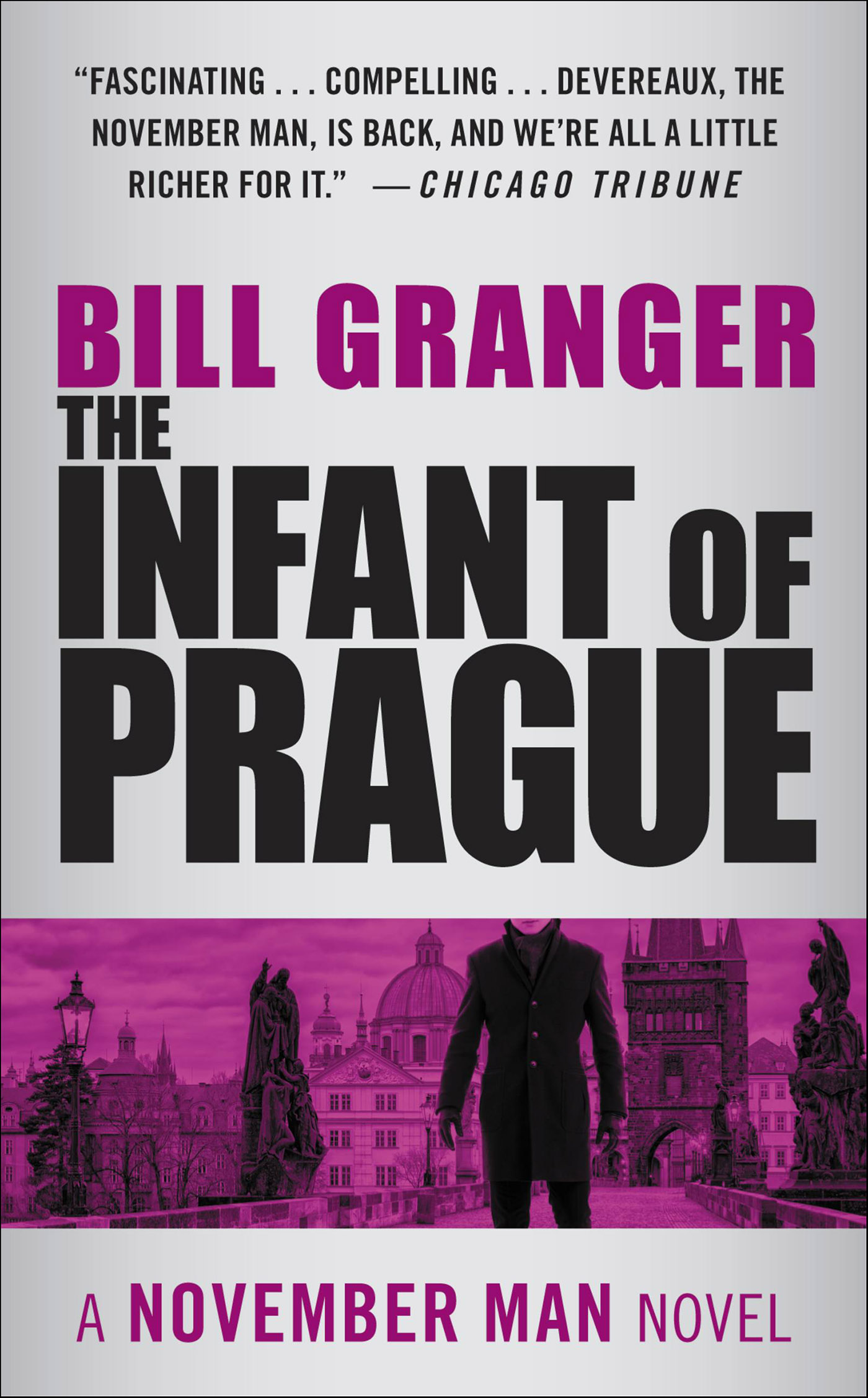 This image is the cover for the book Infant of Prague, The November Man
