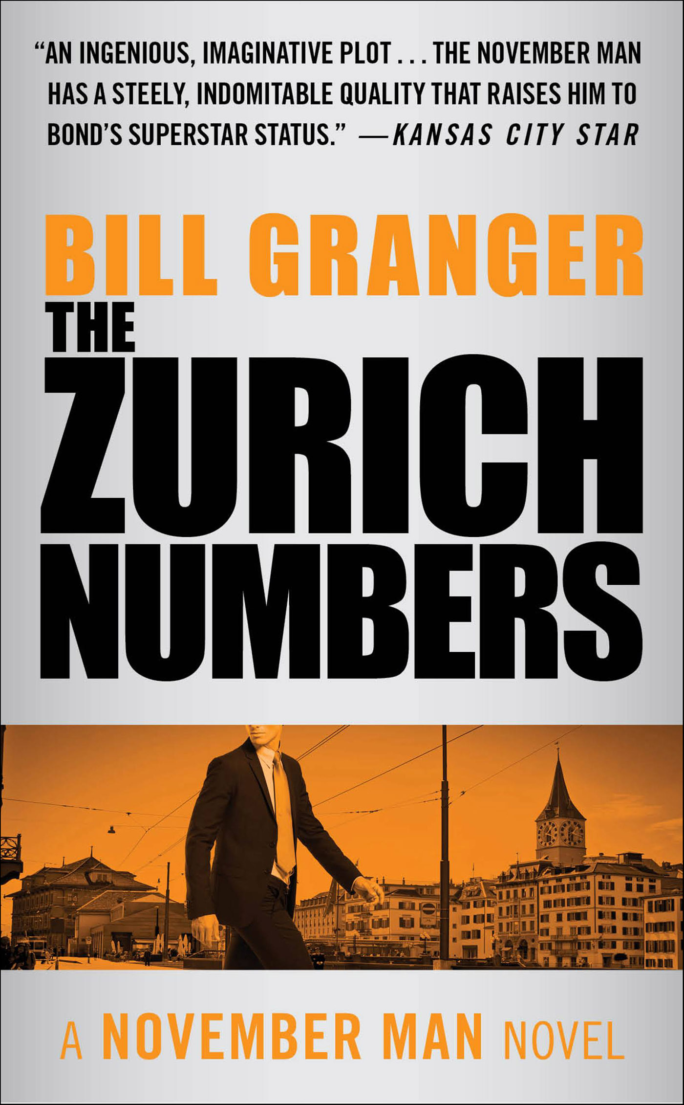 This image is the cover for the book Zurich Numbers, The November Man