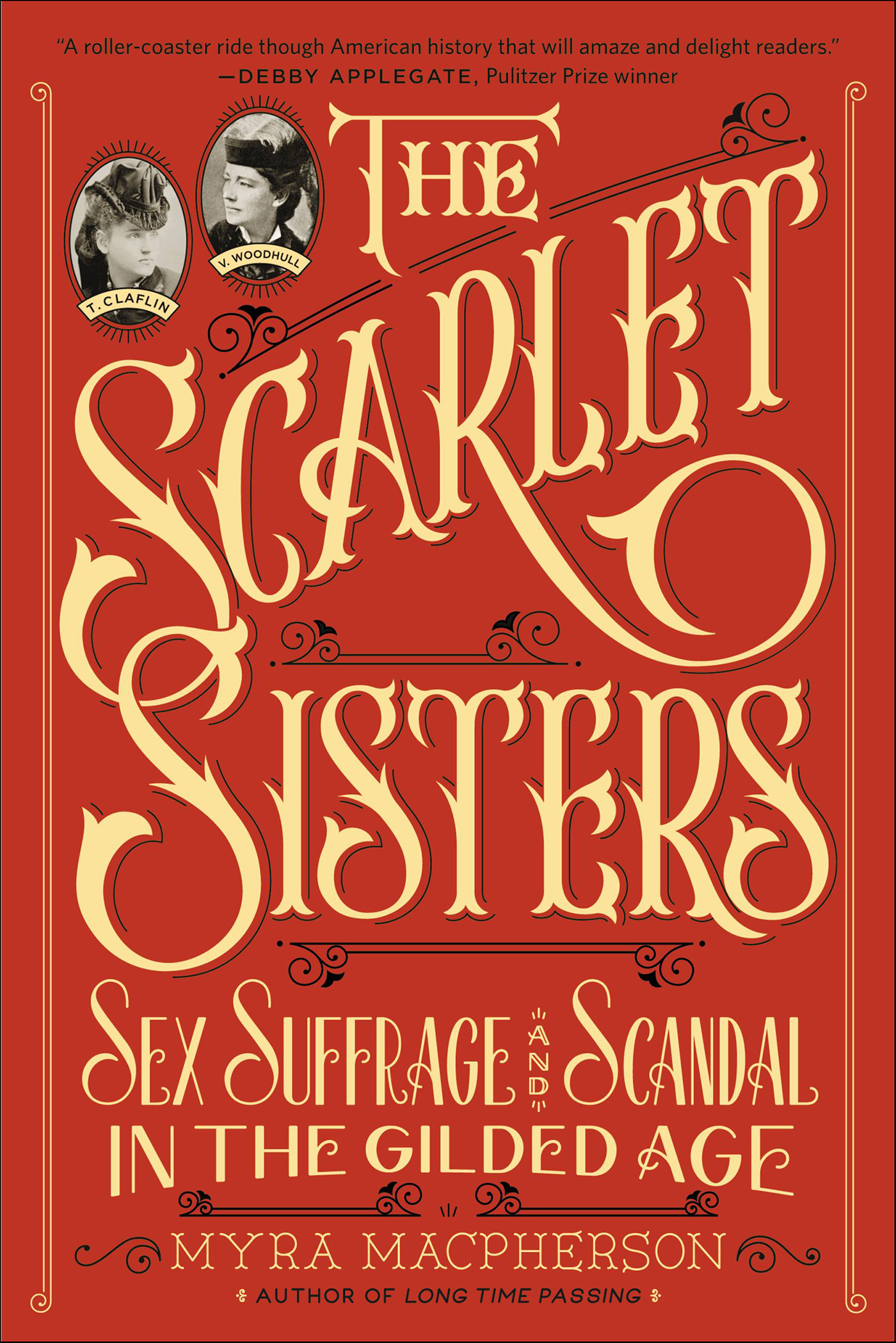 This image is the cover for the book Scarlet Sisters