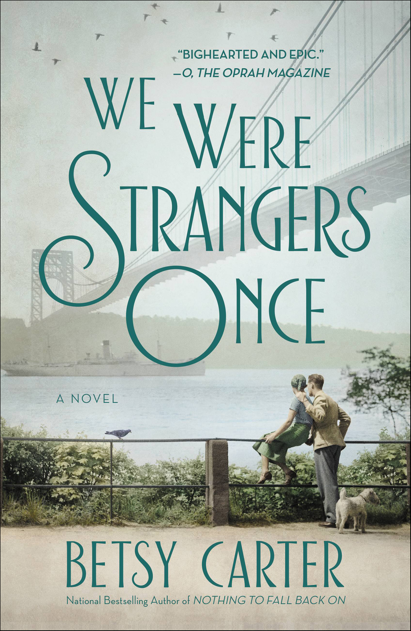 This image is the cover for the book We Were Strangers Once