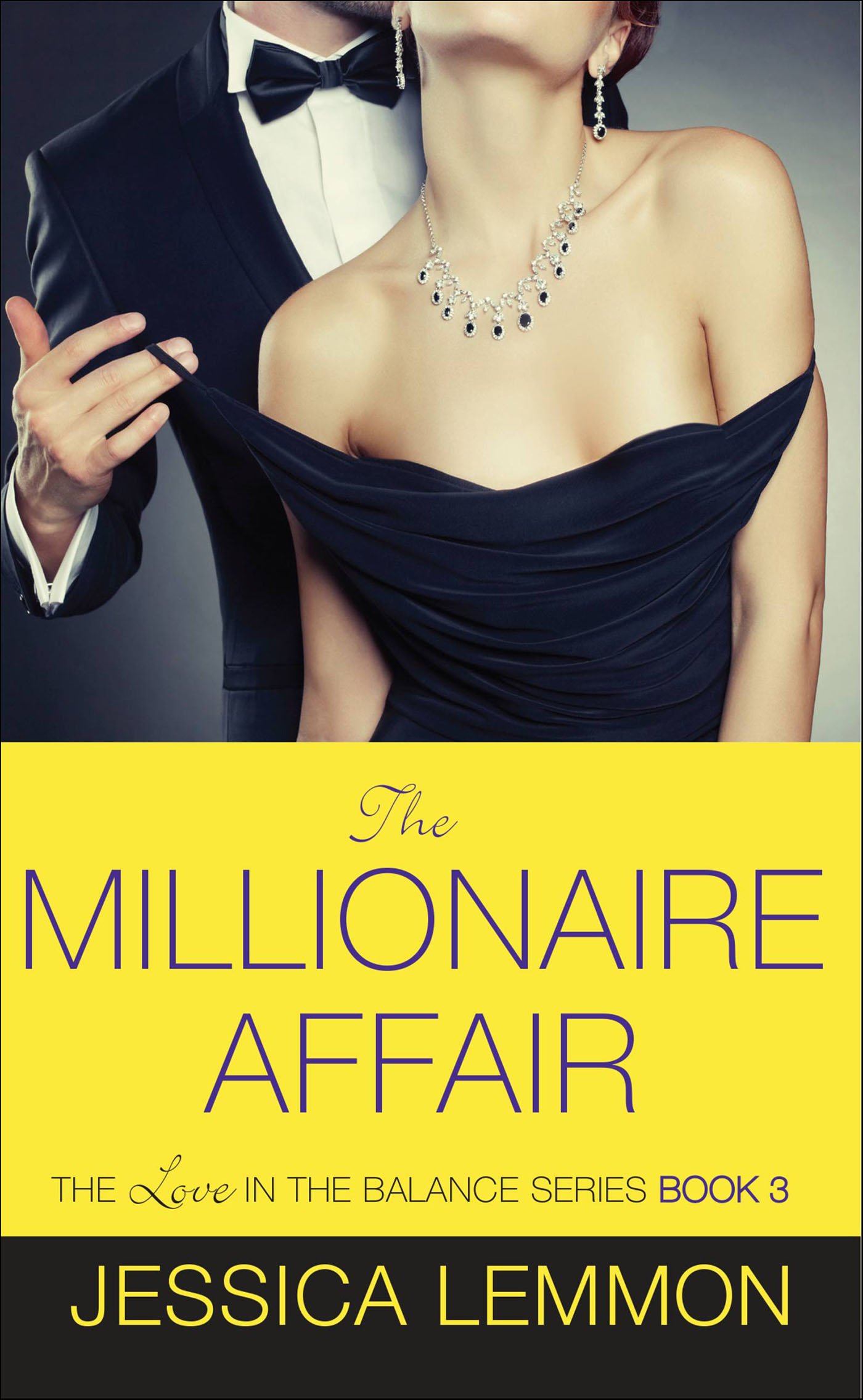 This image is the cover for the book Millionaire Affair, Love in the Balance