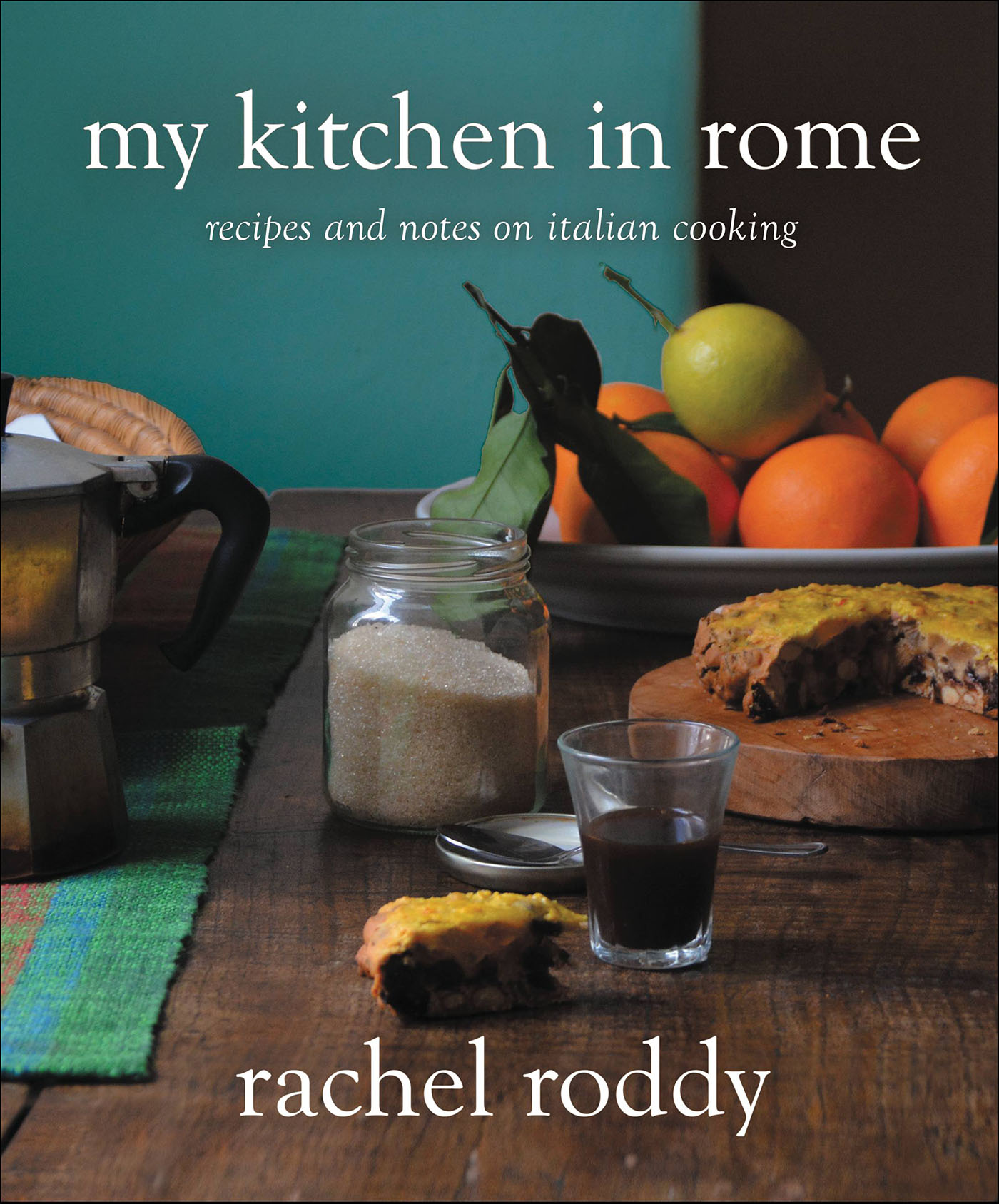 This image is the cover for the book My Kitchen in Rome