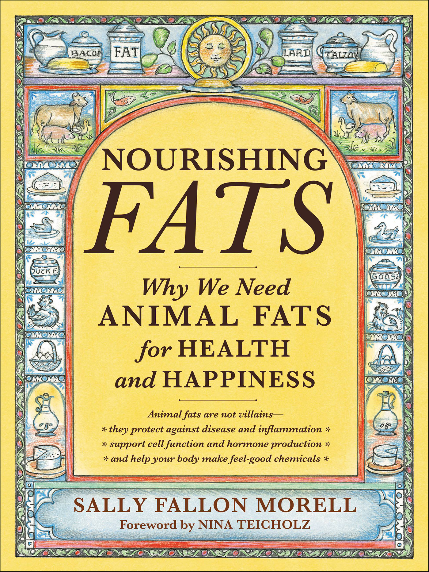 This image is the cover for the book Nourishing Fats