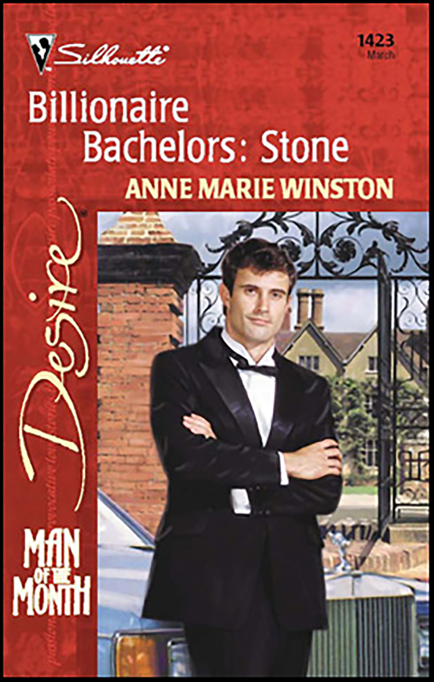 This image is the cover for the book Billionaire Bachelors: Stone, Man of the Month