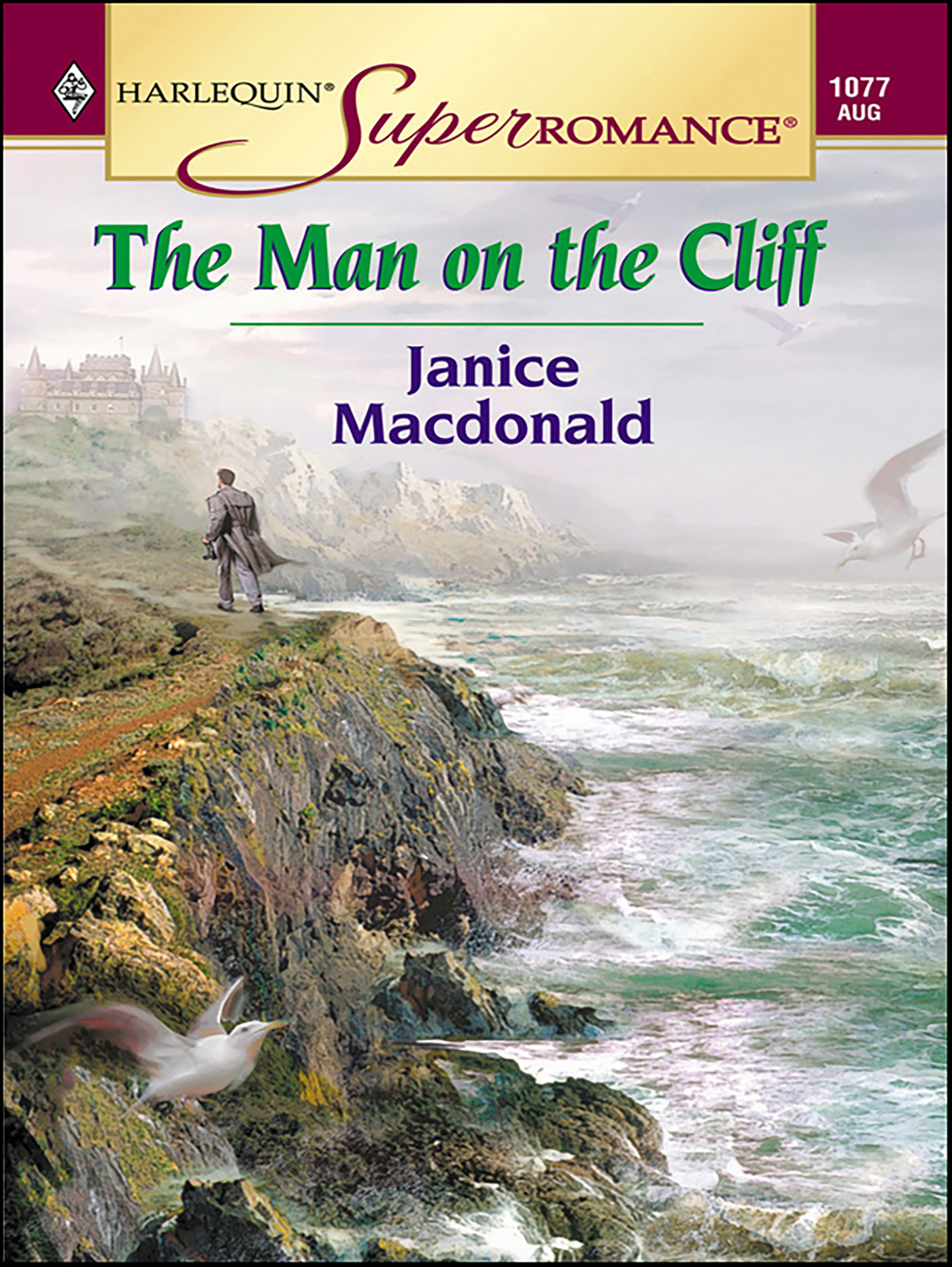 This image is the cover for the book Man on the Cliff