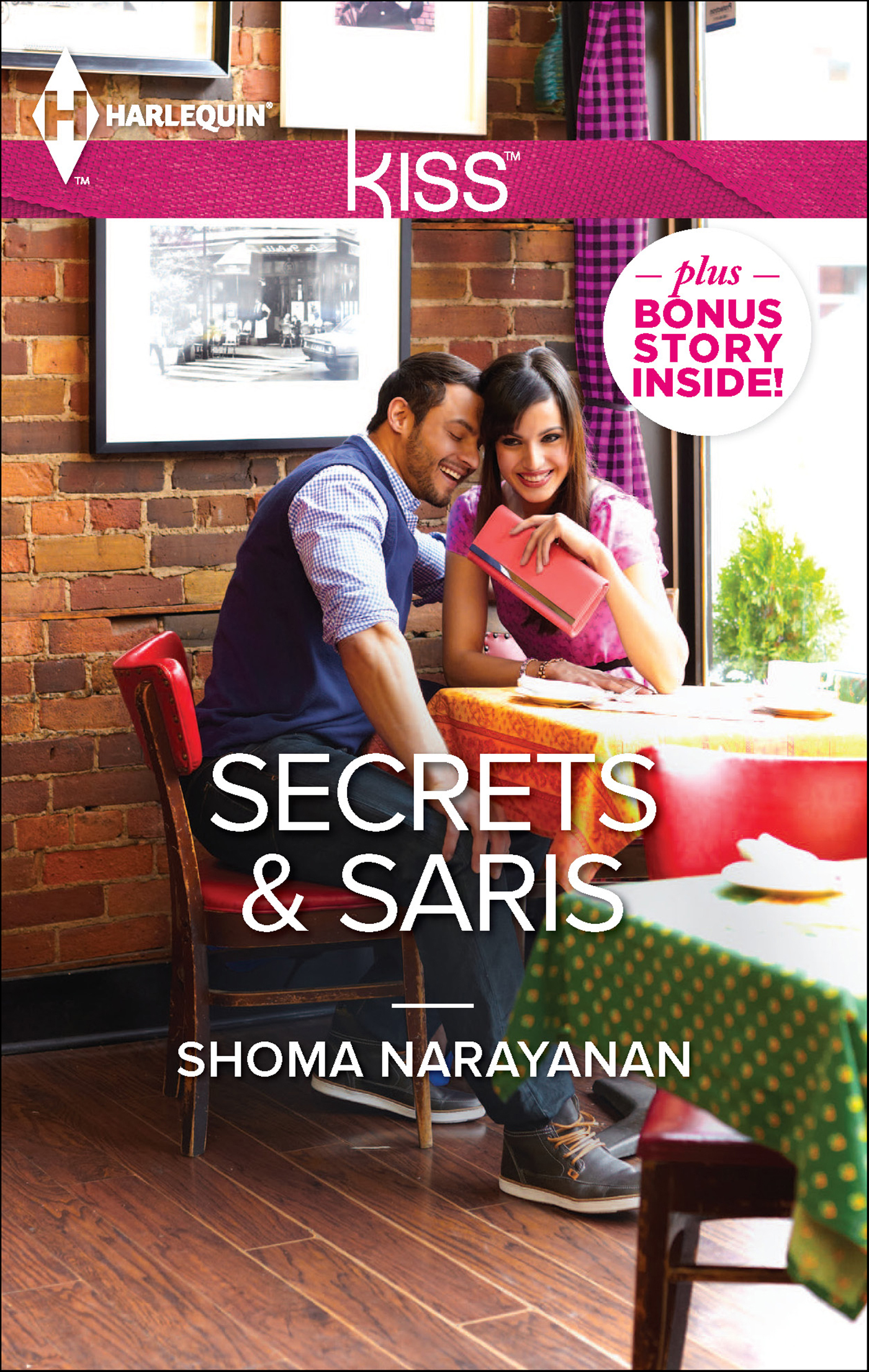 This image is the cover for the book Secrets & Saris