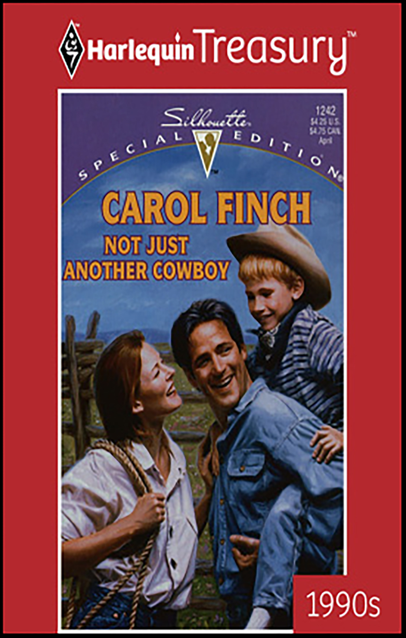 This image is the cover for the book Not Just Another Cowboy