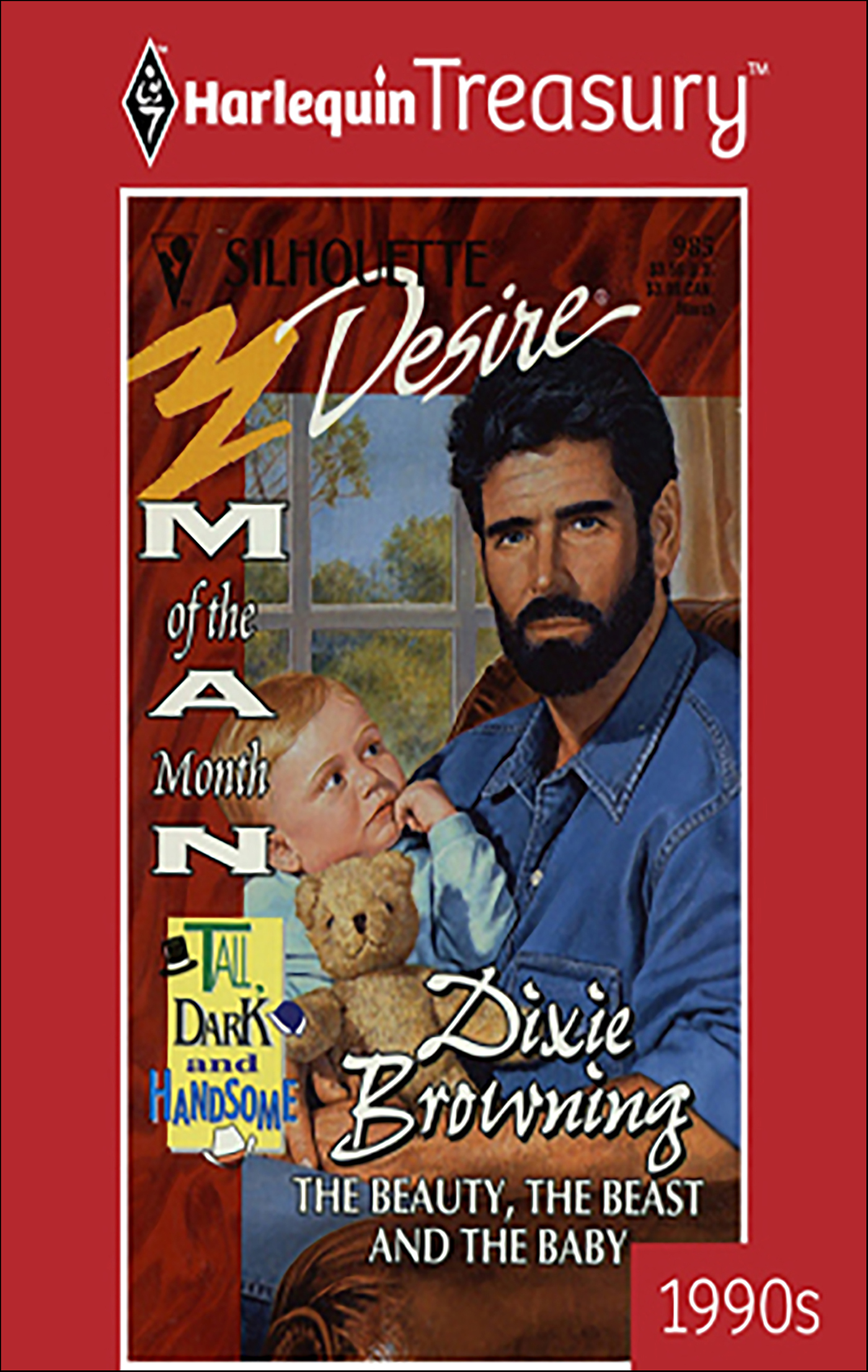 This image is the cover for the book Beauty, the Beast and the Baby, Man of the Month