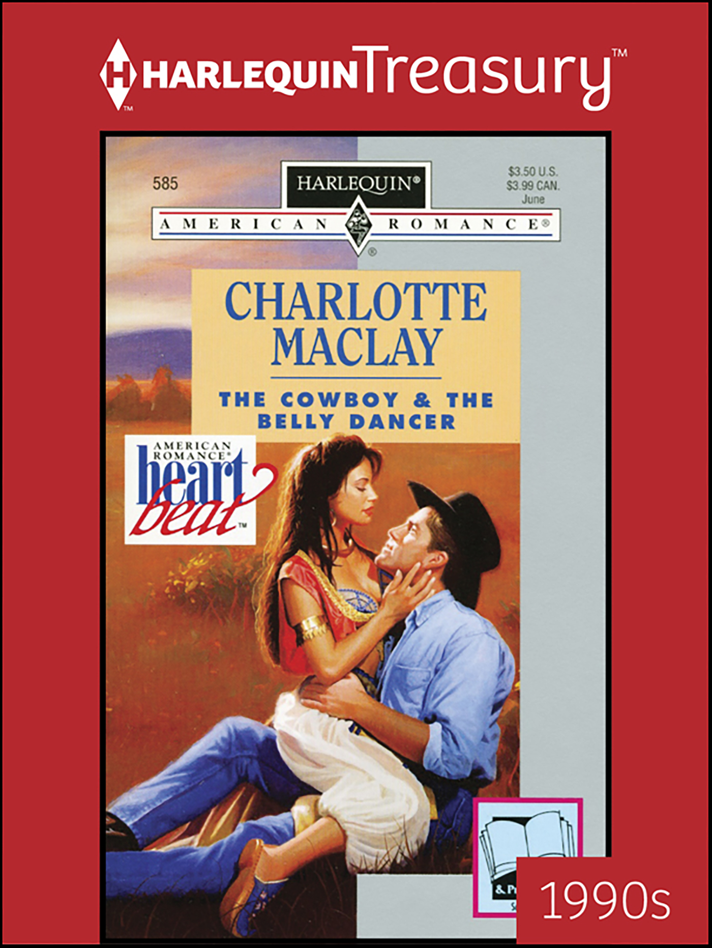 This image is the cover for the book Cowboy & the Belly Dancer