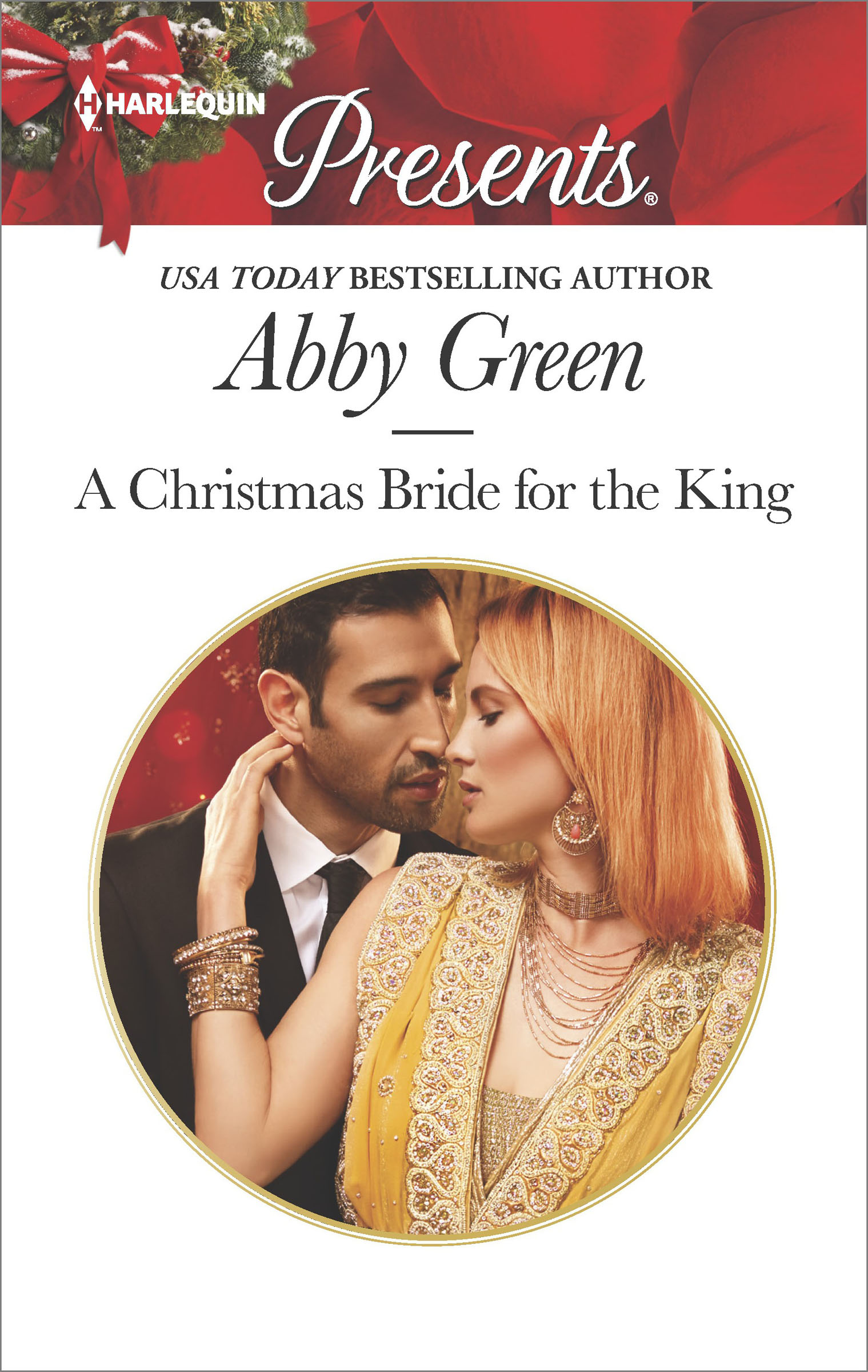 This image is the cover for the book Christmas Bride for the King, Rulers of the Desert