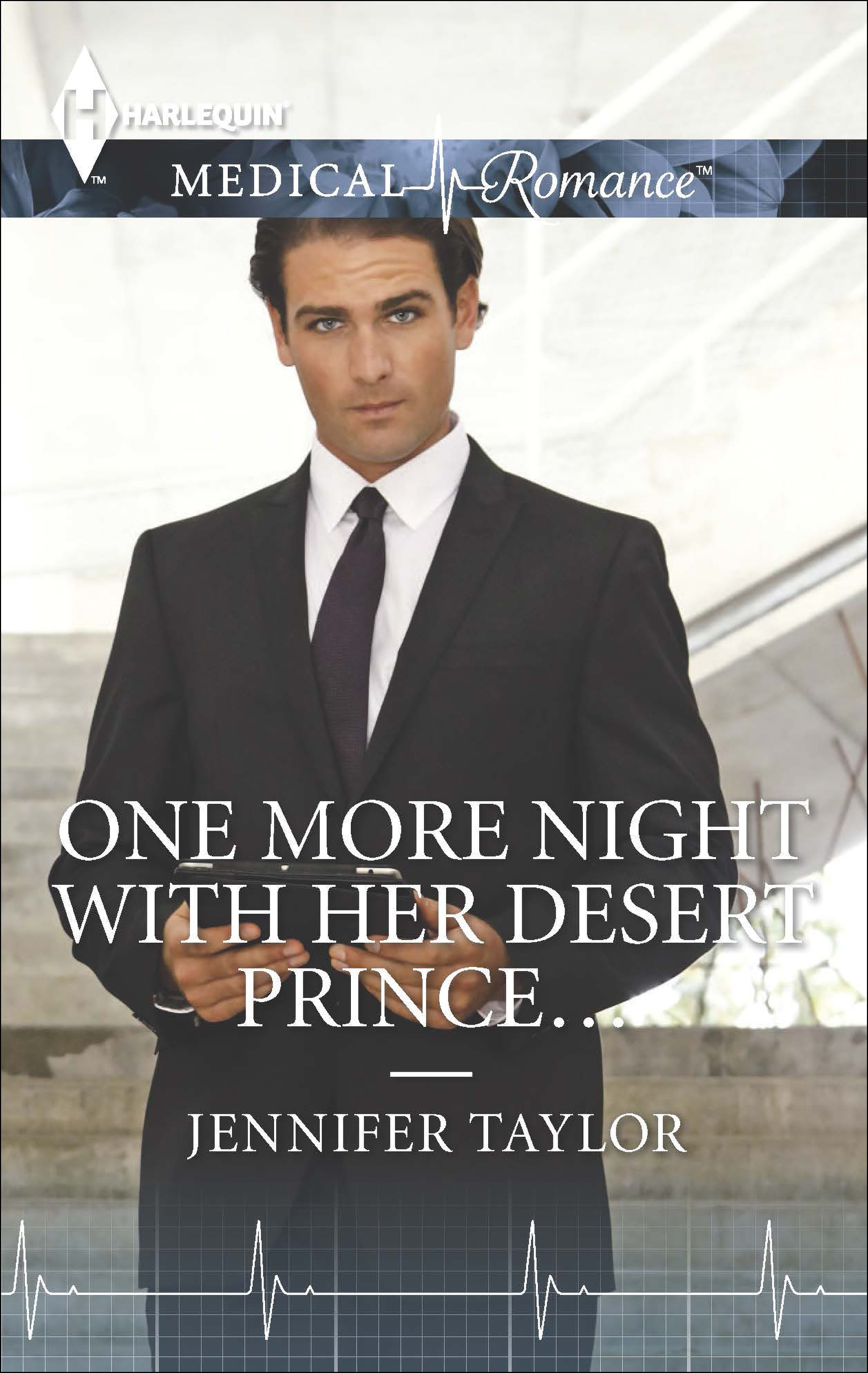 This image is the cover for the book One More Night with Her Desert Prince . . .