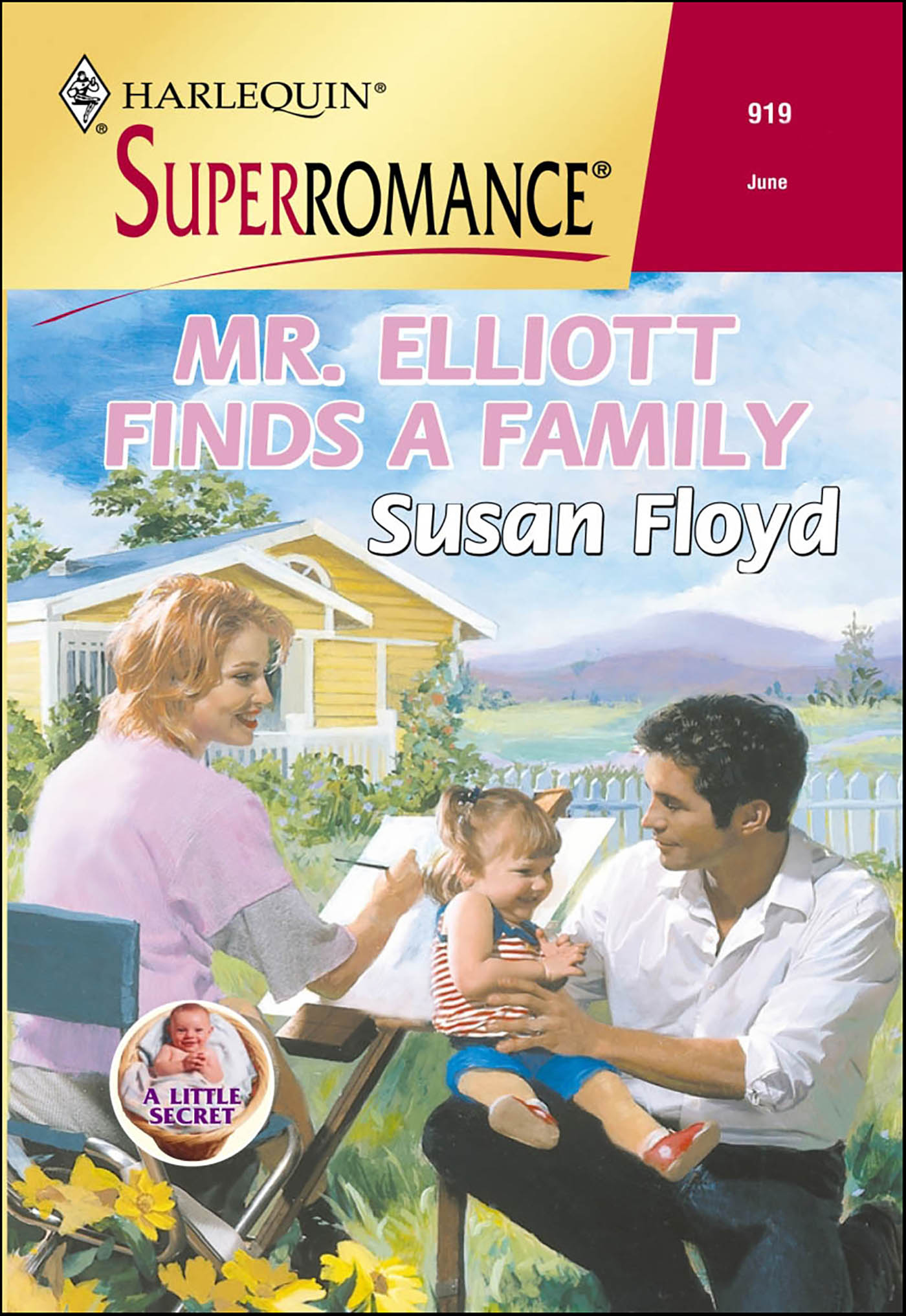 This image is the cover for the book Mr. Elliott Finds a Family, A Little Secret