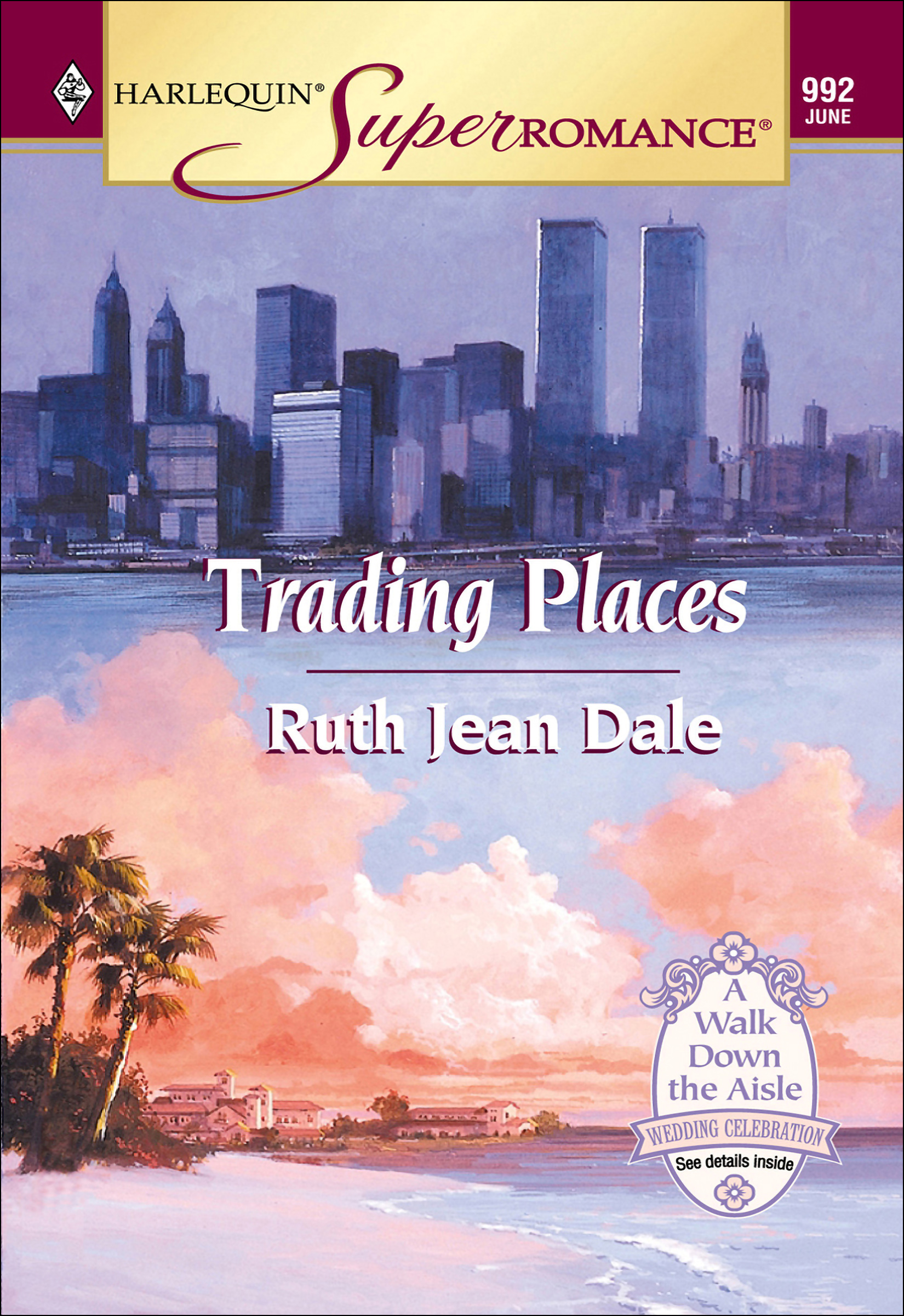 This image is the cover for the book Trading Places, A Walk Down the Aisle