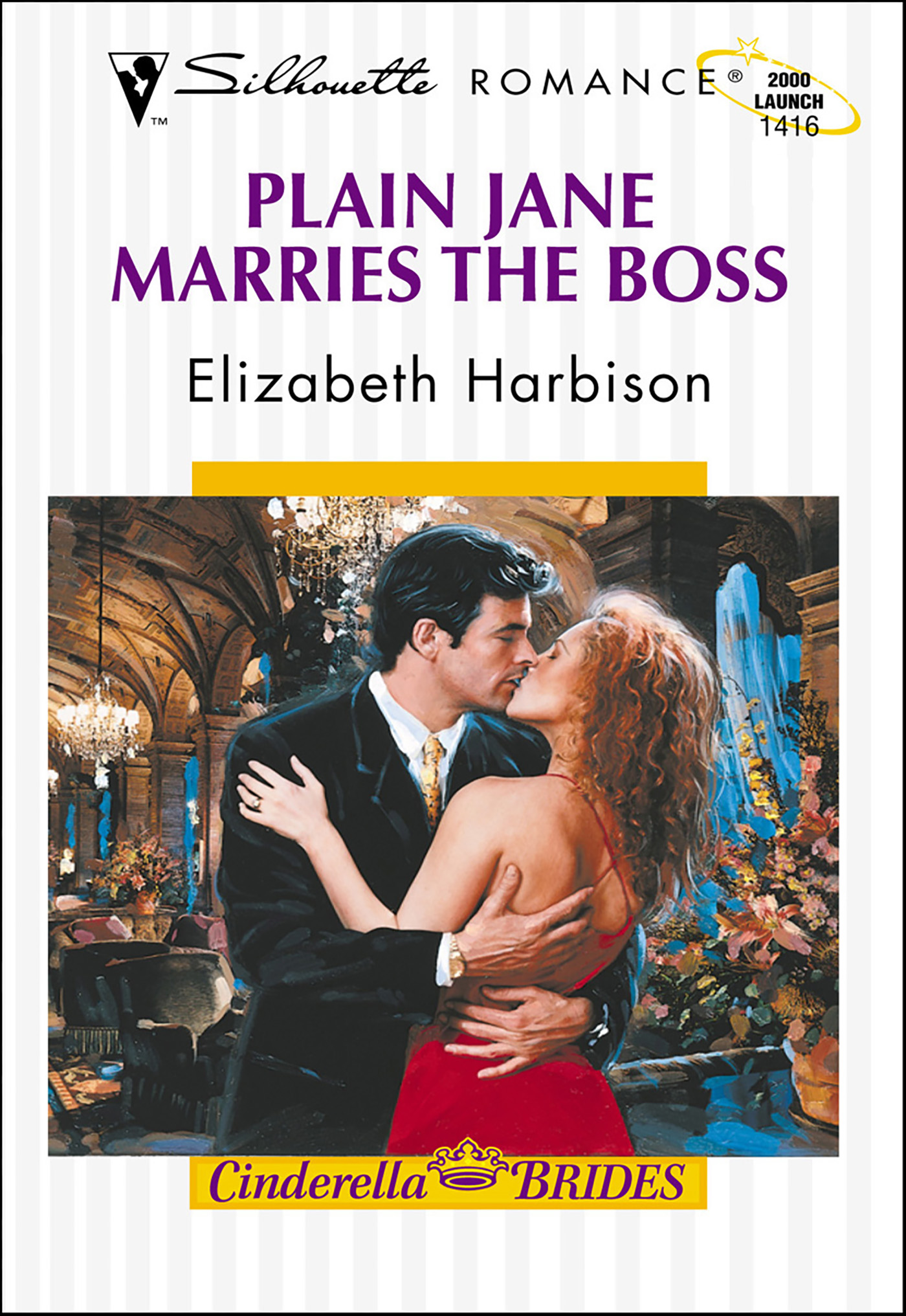 This image is the cover for the book Plain Jane Marries the Boss, Cinderella Brides