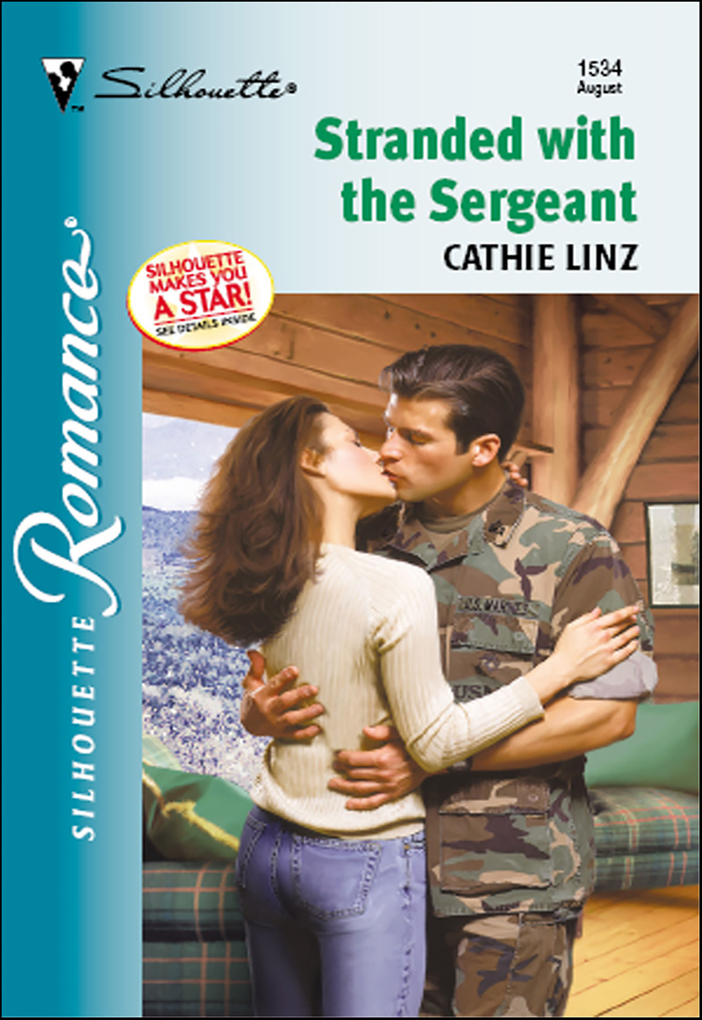 This image is the cover for the book Stranded with the Sergeant
