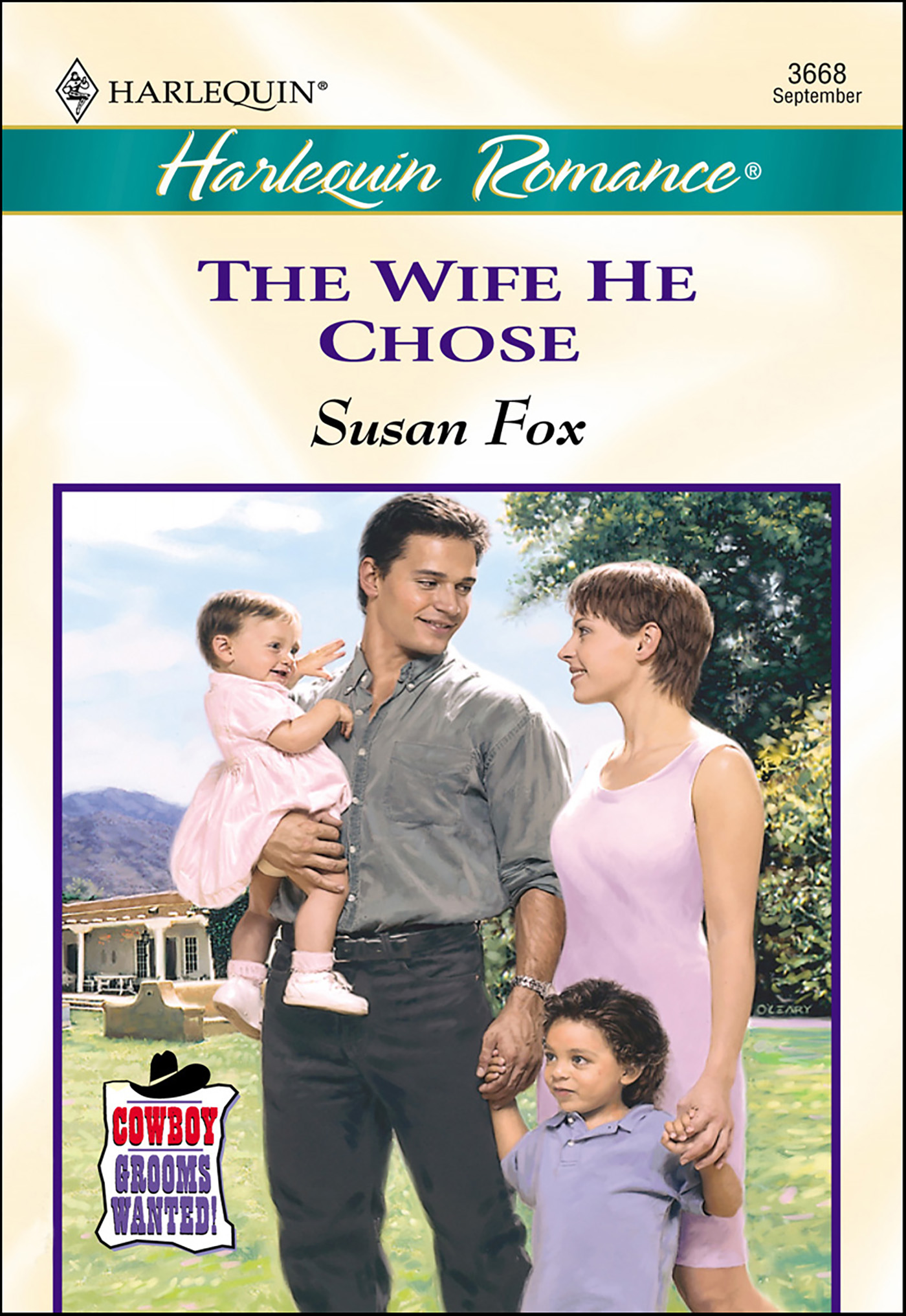 This image is the cover for the book Wife He Chose, Cowboy Grooms Wanted!