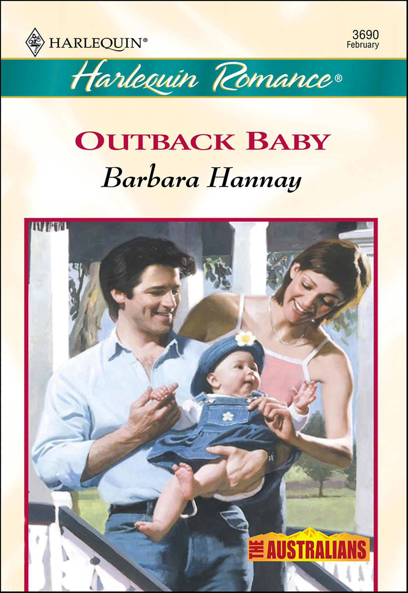 This image is the cover for the book Outback Baby, The Australians