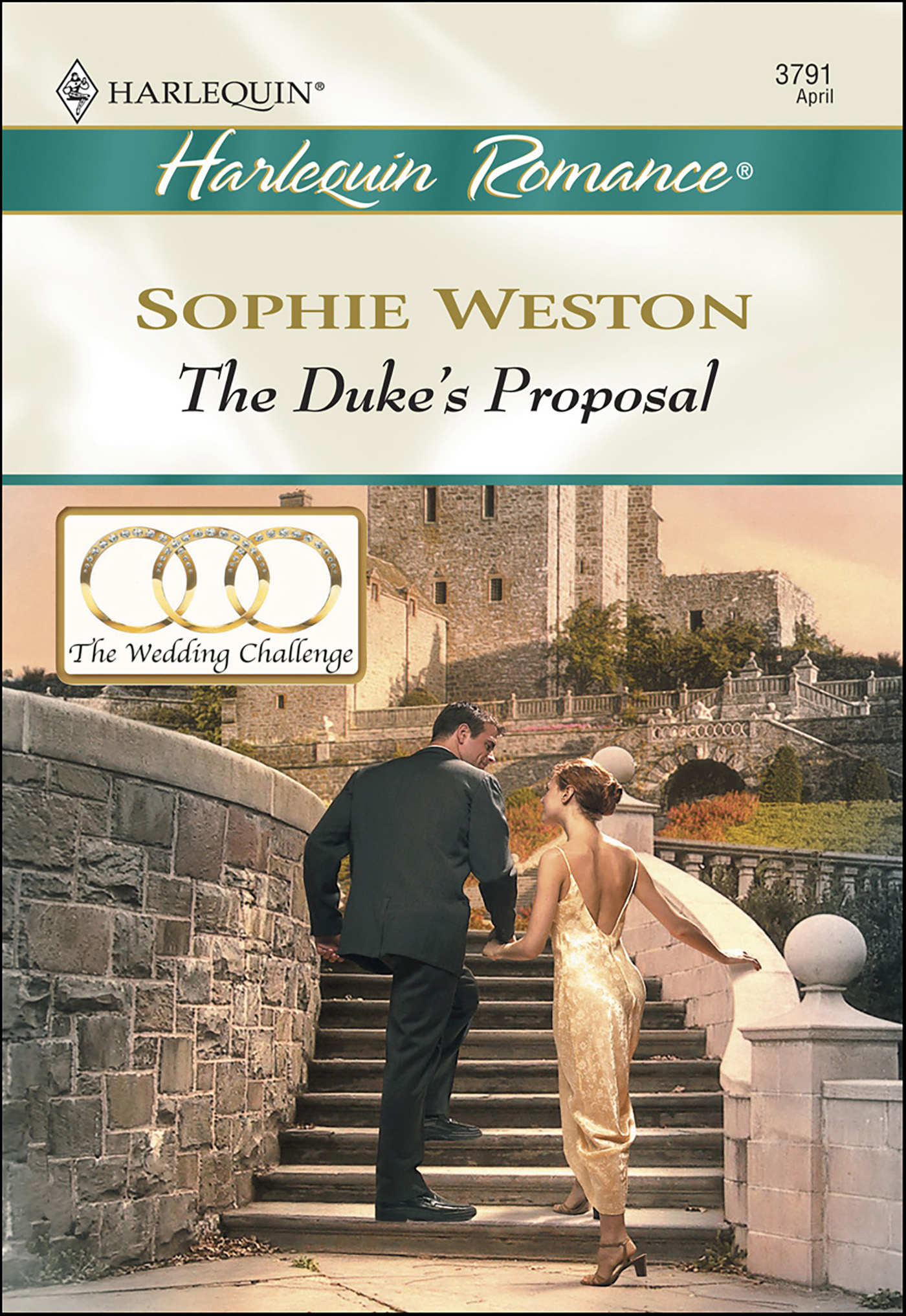 This image is the cover for the book Duke's Proposal, The Wedding Challenge
