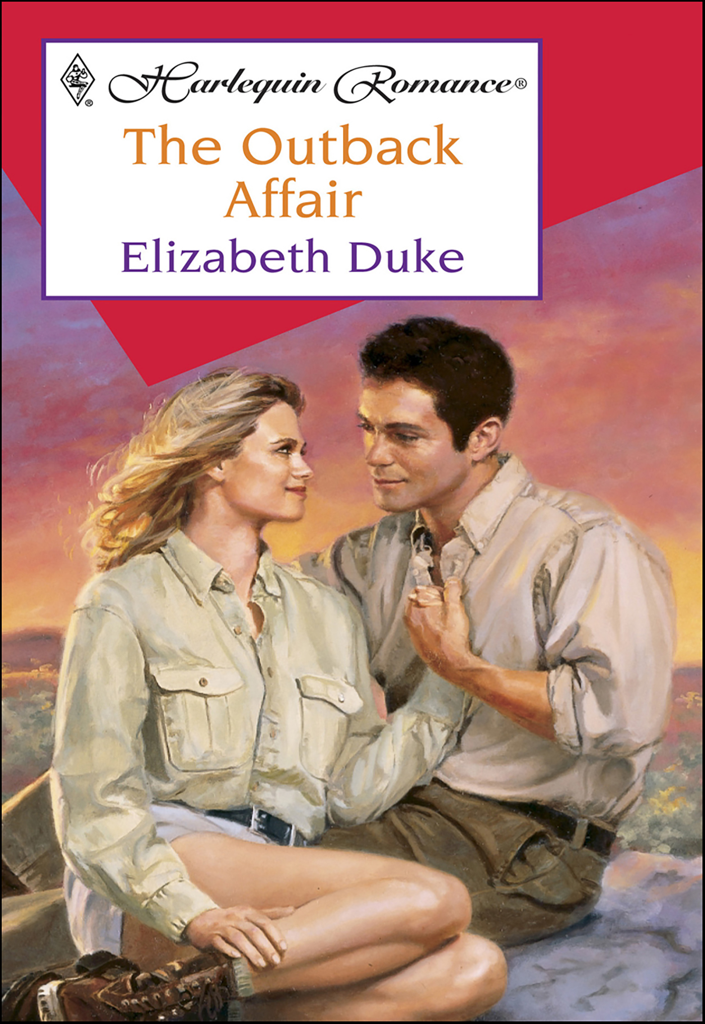 This image is the cover for the book Outback Affair