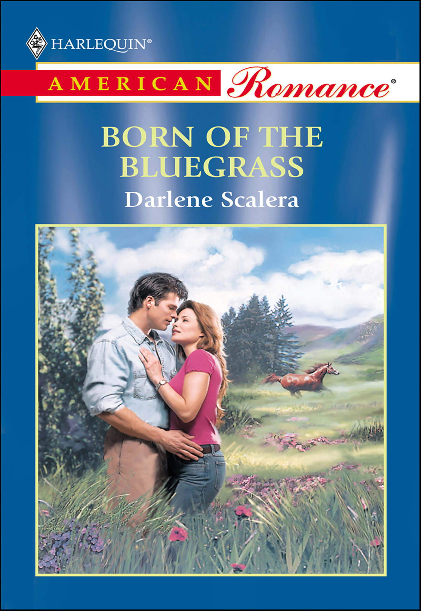 This image is the cover for the book Born of the Bluegrass