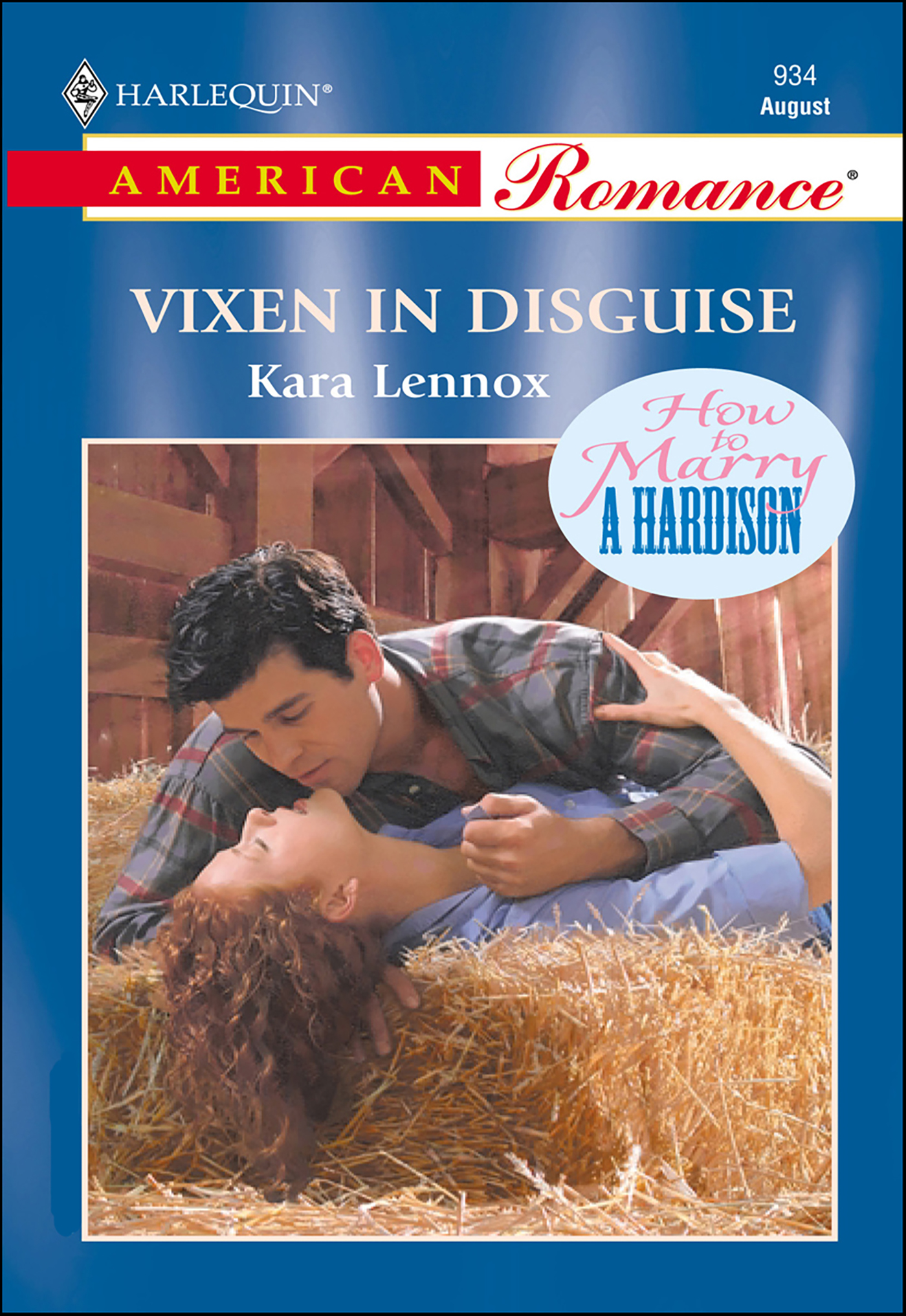 This image is the cover for the book Vixen in Disguise, How to Marry a Hardison