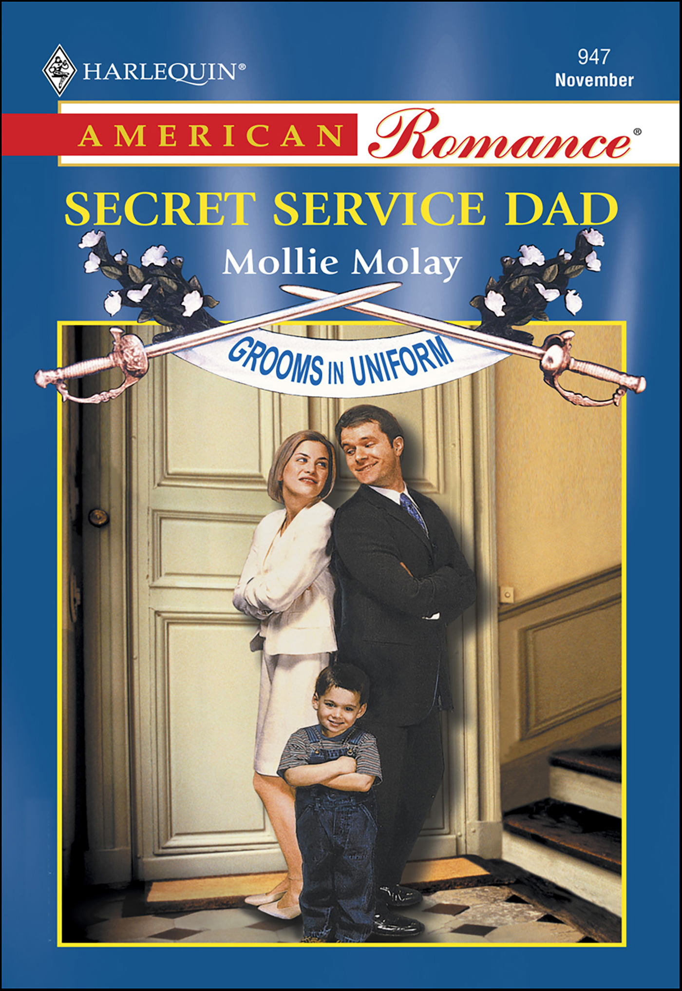 This image is the cover for the book Secret Service Dad, Grooms in Uniform