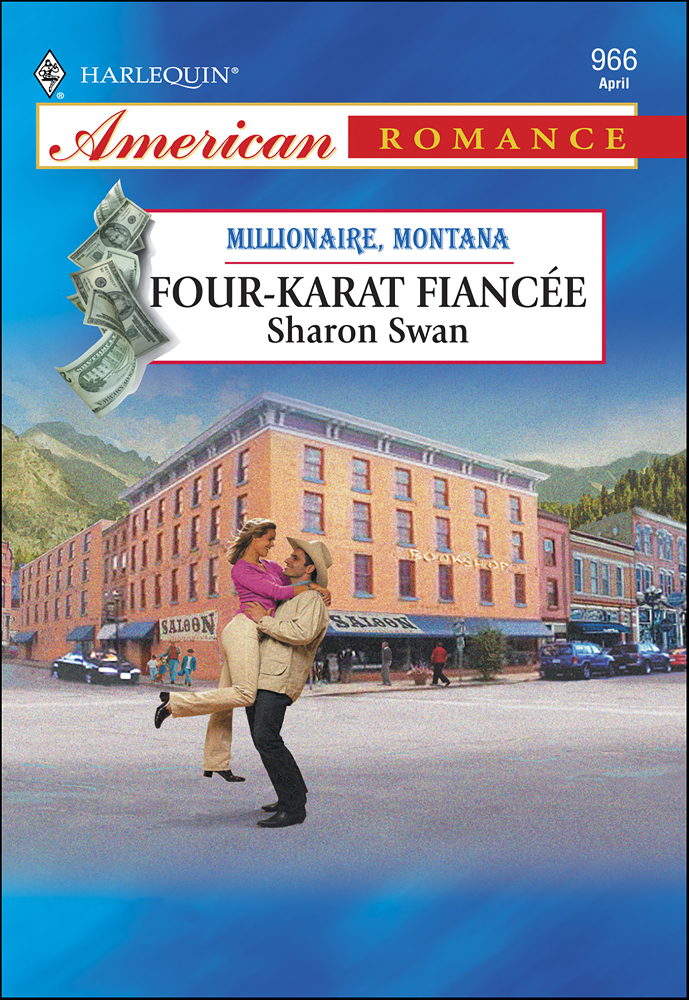 This image is the cover for the book Four-Karat Fiancée