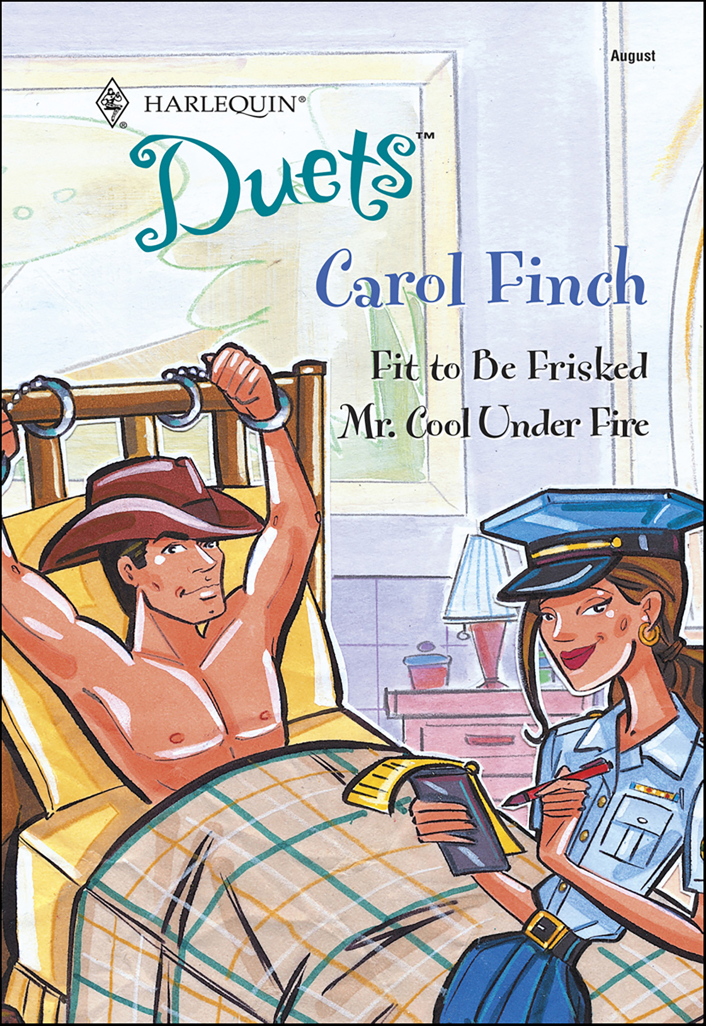 This image is the cover for the book Fit to be Frisked and Mr. Cool Under Fire