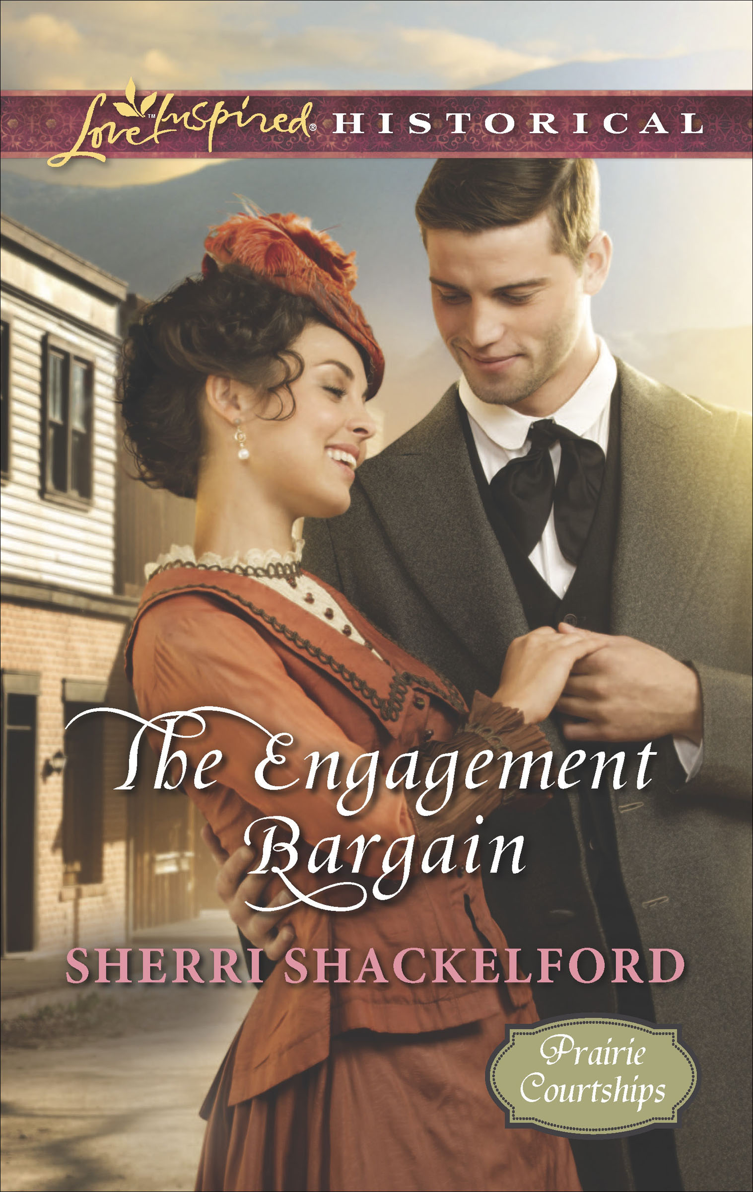 This image is the cover for the book Engagement Bargain, Prairie Courtships