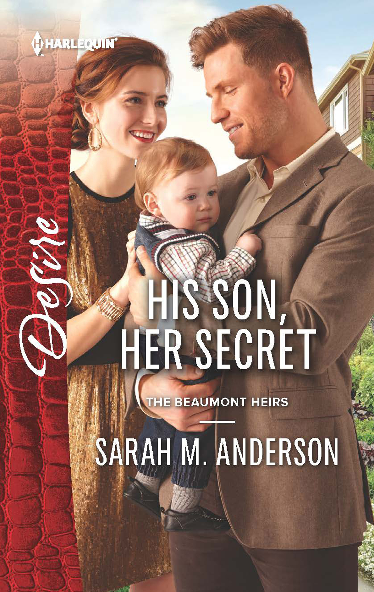 This image is the cover for the book His Son, Her Secret, The Beaumont Heirs